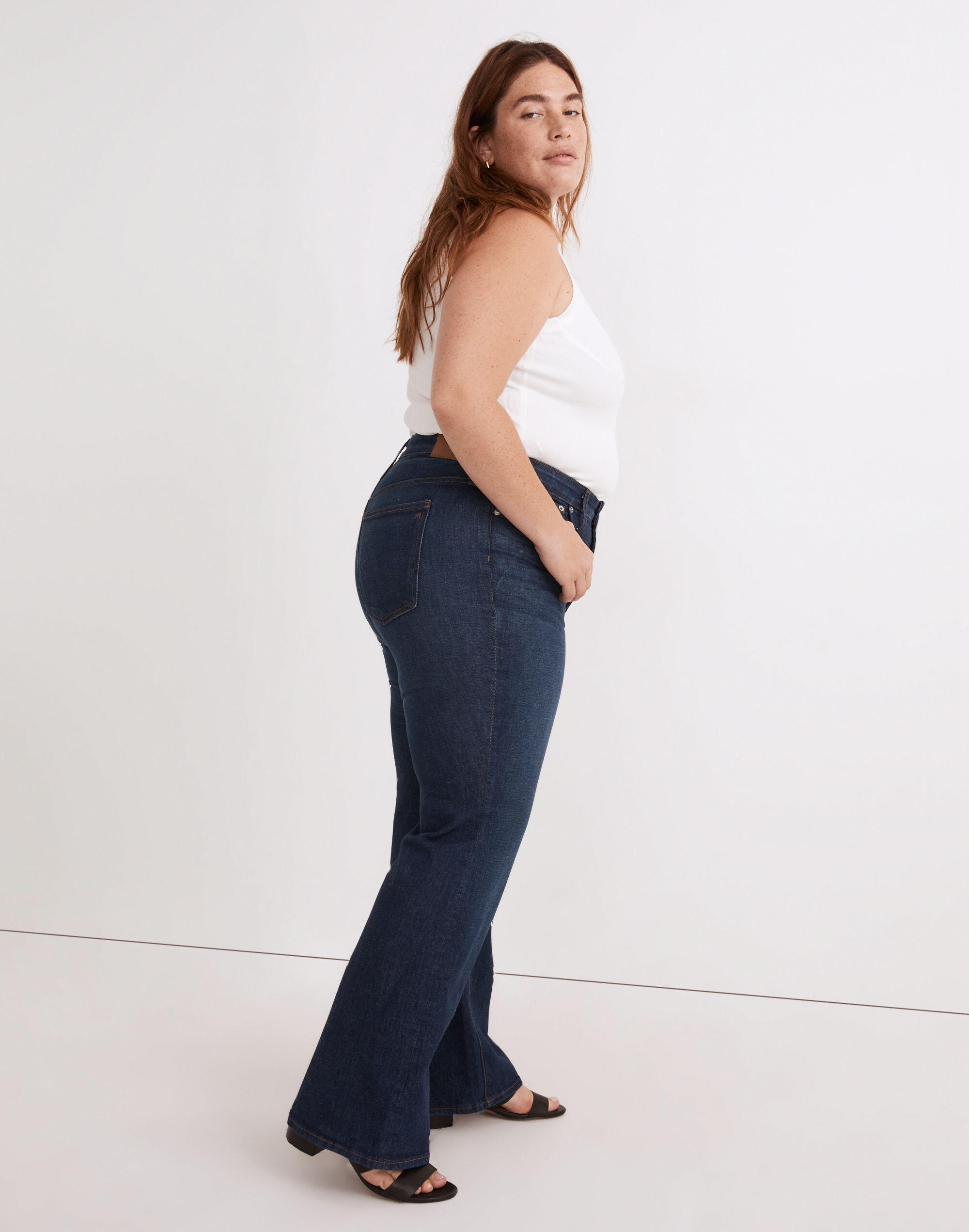 The Plus Perfect Vintage Flare Jean in Beaucourt Wash