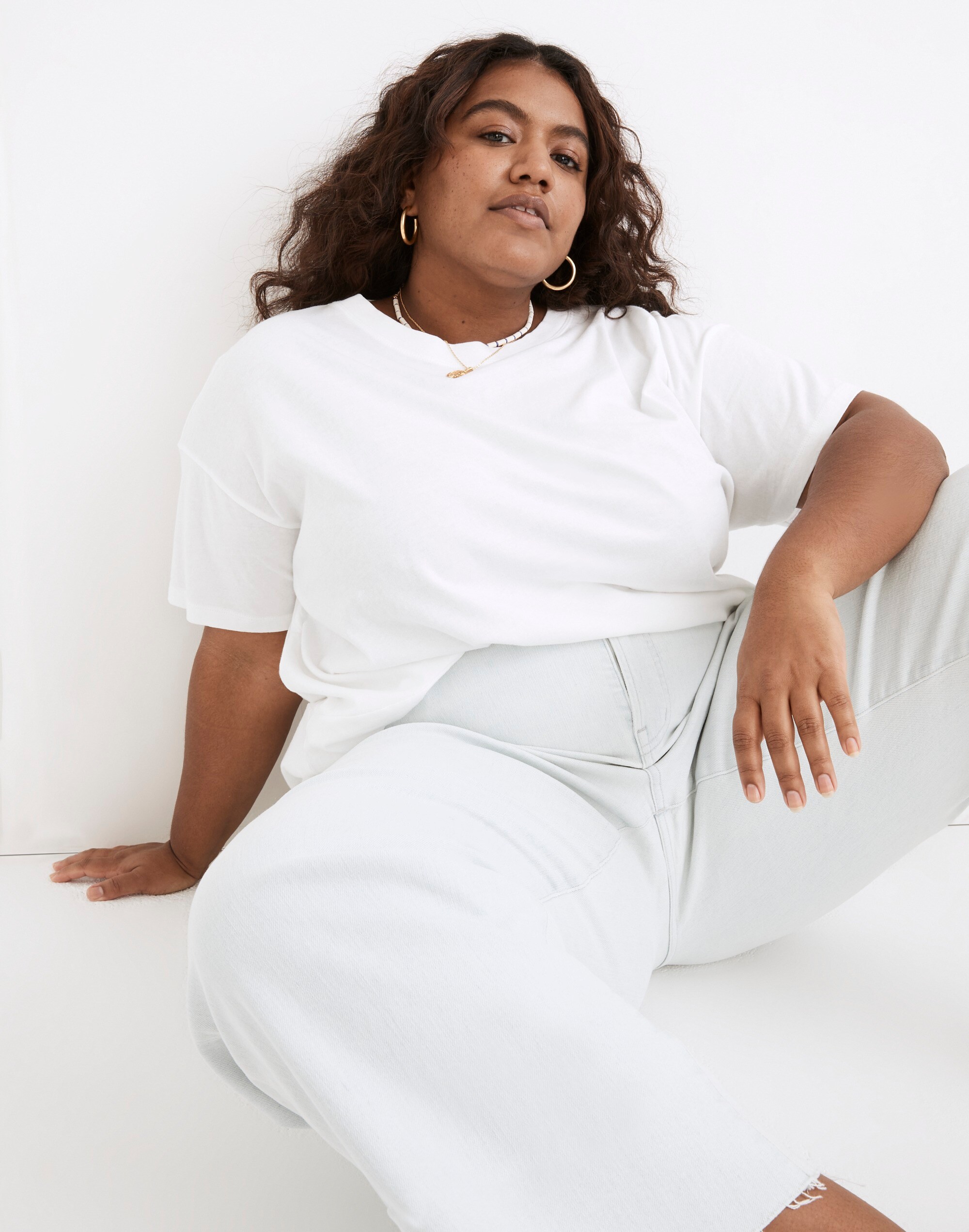 Plus Softfade Cotton Oversized Tee