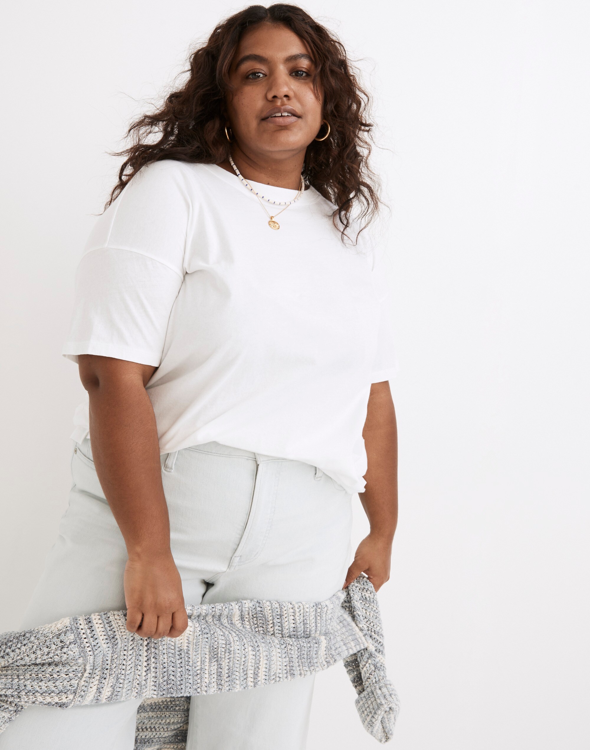 Plus Softfade Cotton Oversized Tee