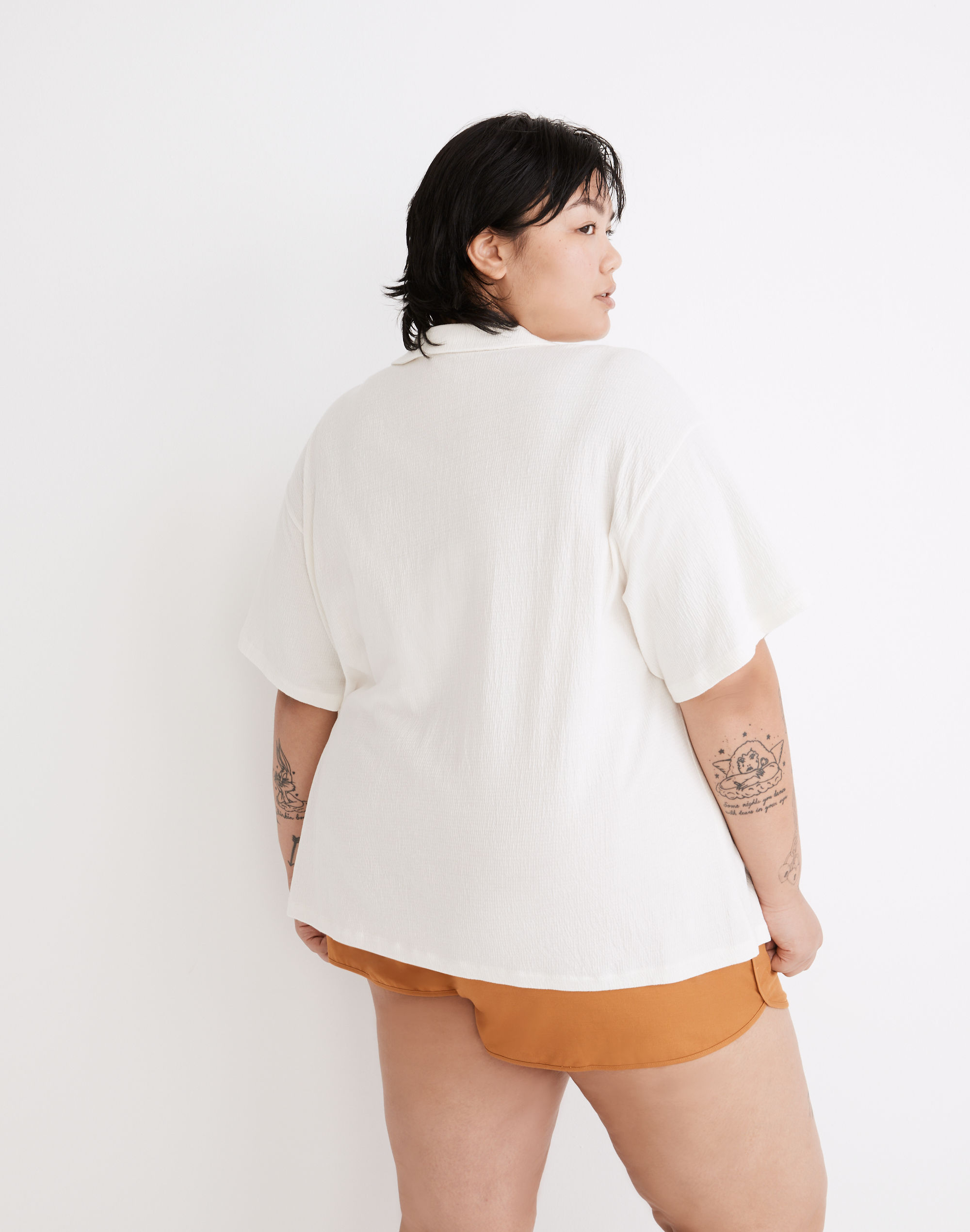 Plus Knit Lightspun Camp Shirt