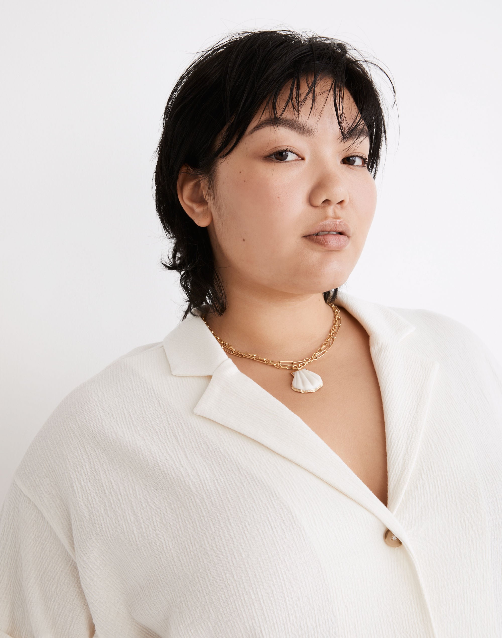 Plus Knit Lightspun Camp Shirt