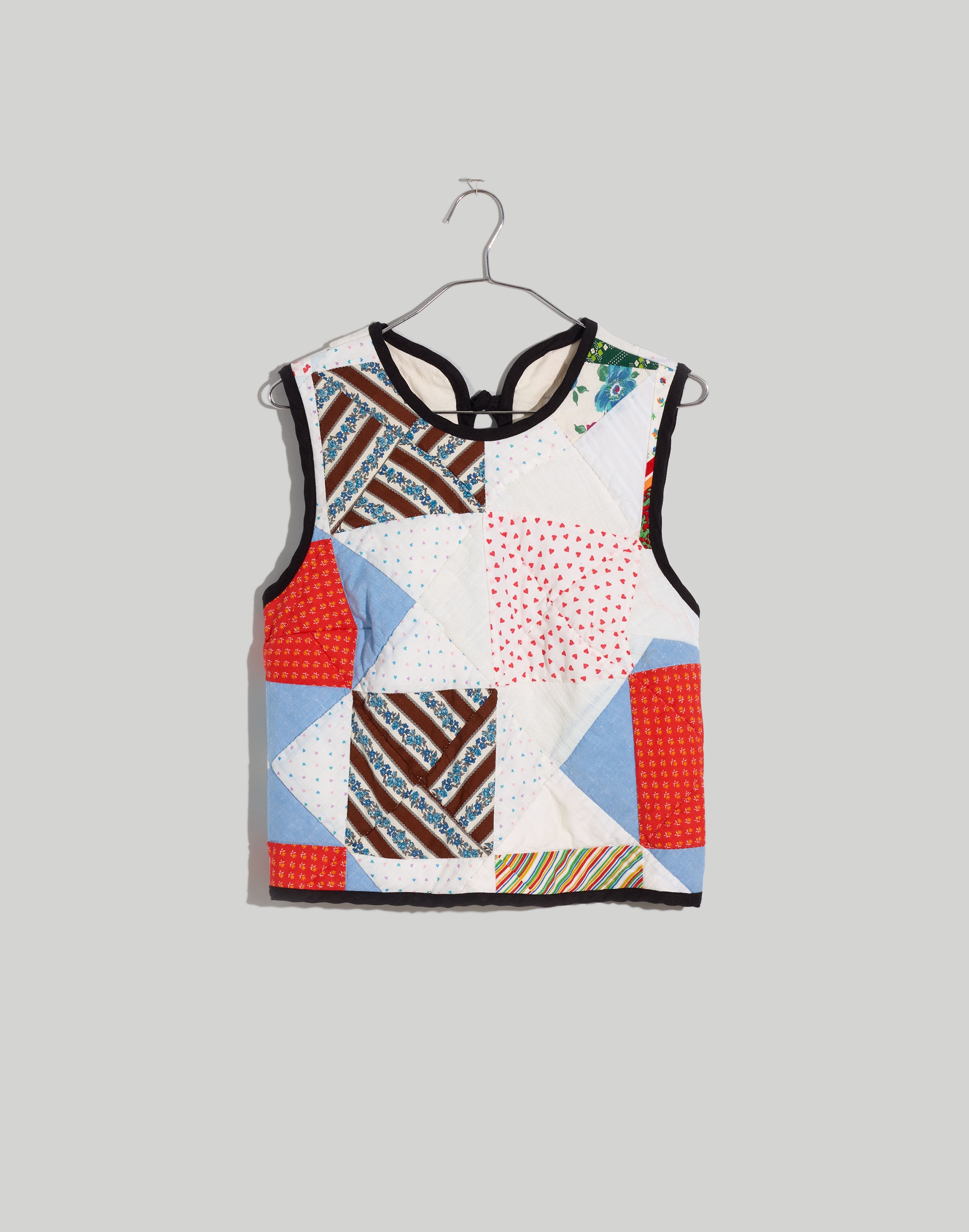 carleen upcycled quilt vest