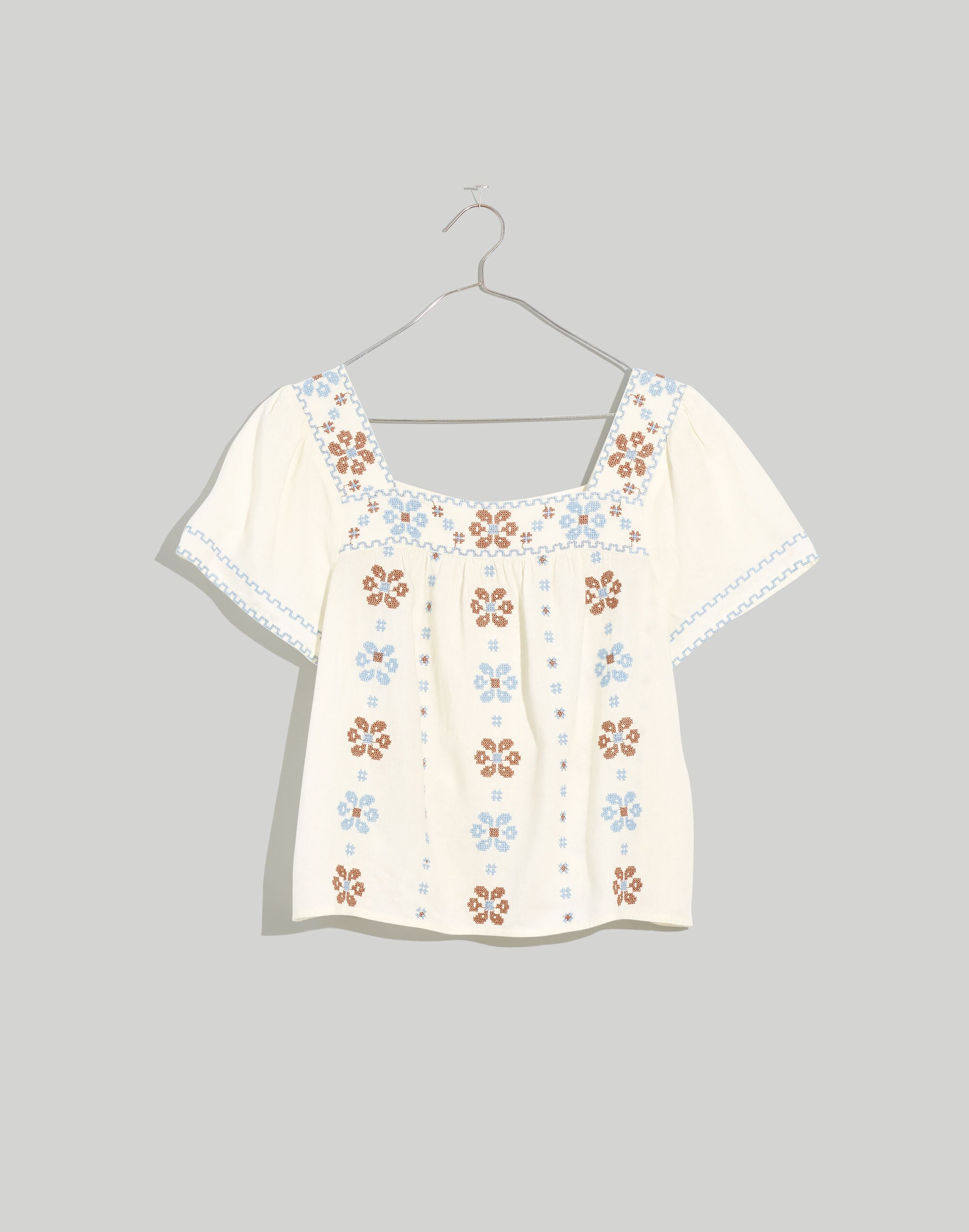 Plus Cross-Stitch Top