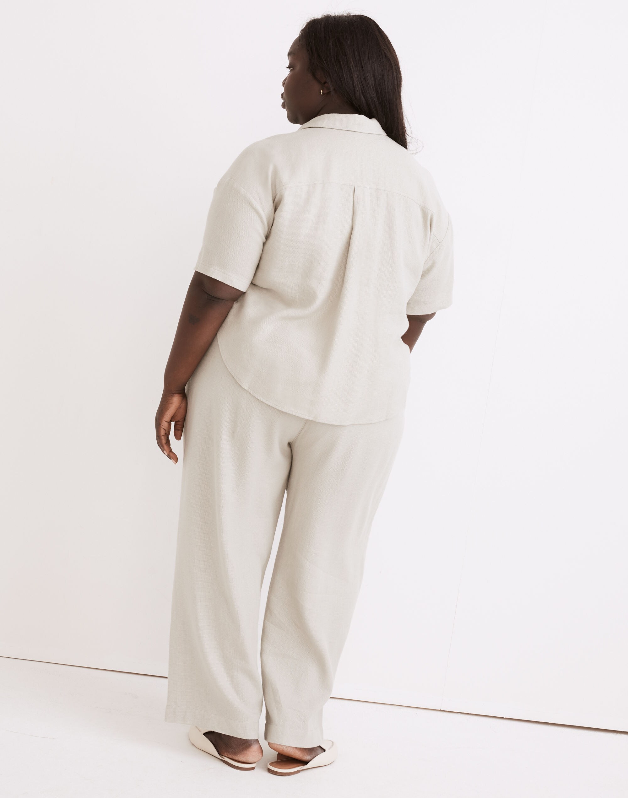 Plus Breezewoven Beachside Shirttail Top