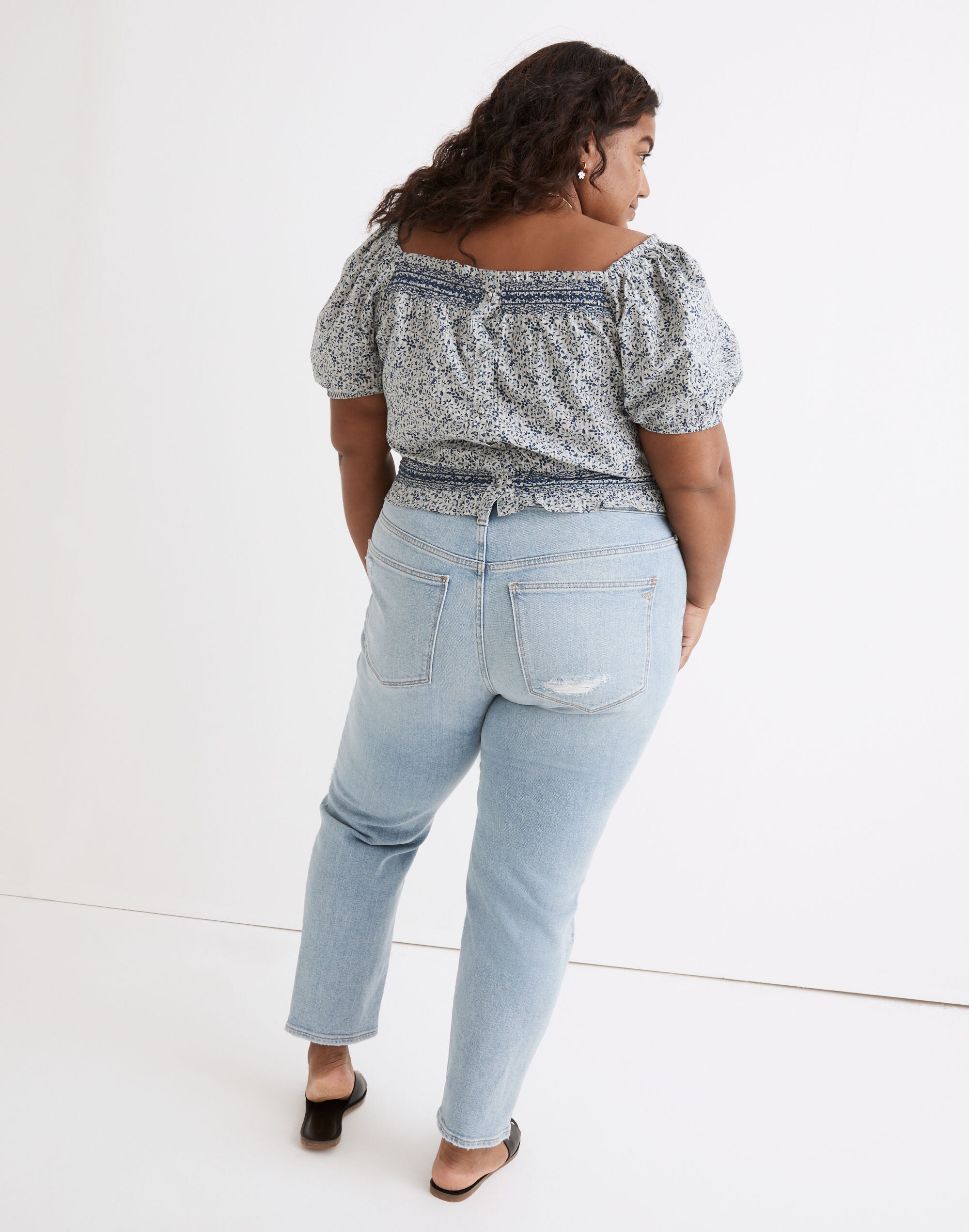 Plus Jeanette Top in Florentine Floral in null image 3