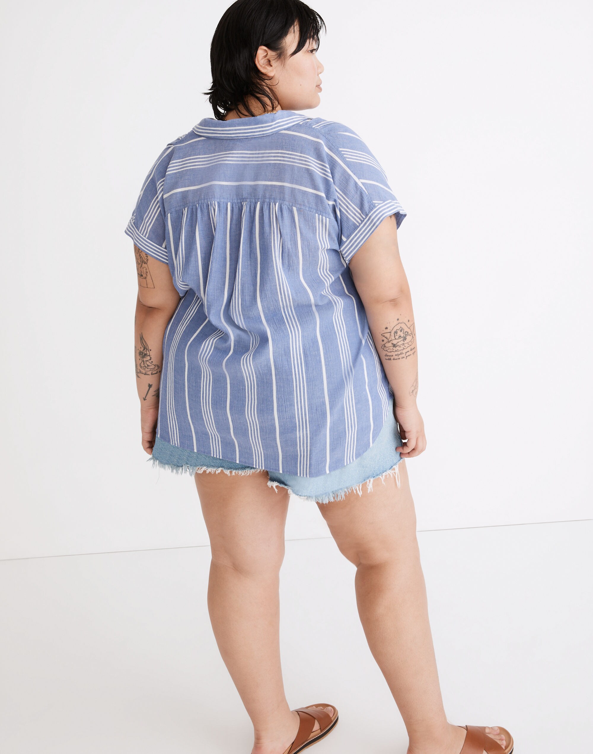 Plus Central Shirt in Highley Stripe