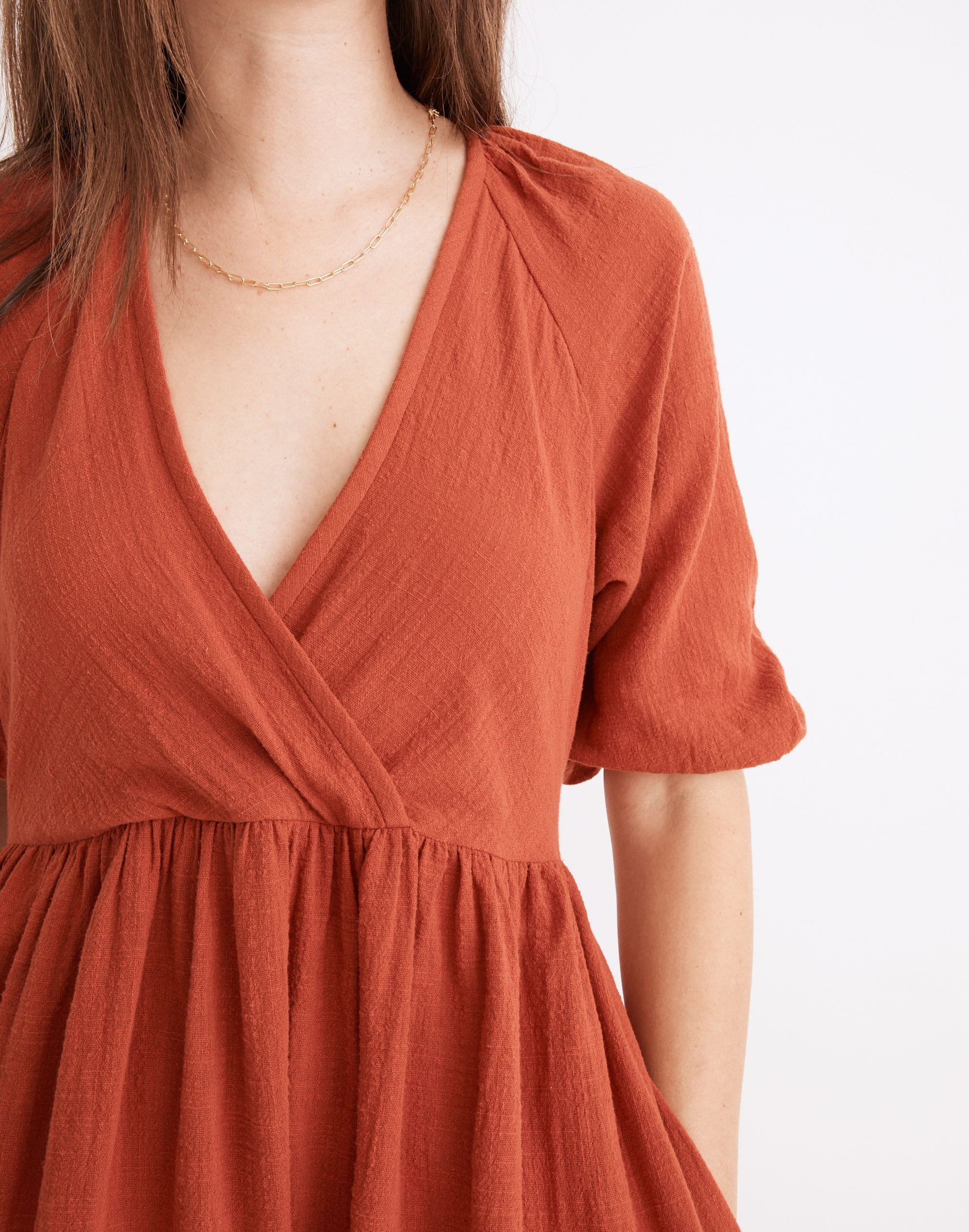 Marianna Puff-Sleeve Midi Dress