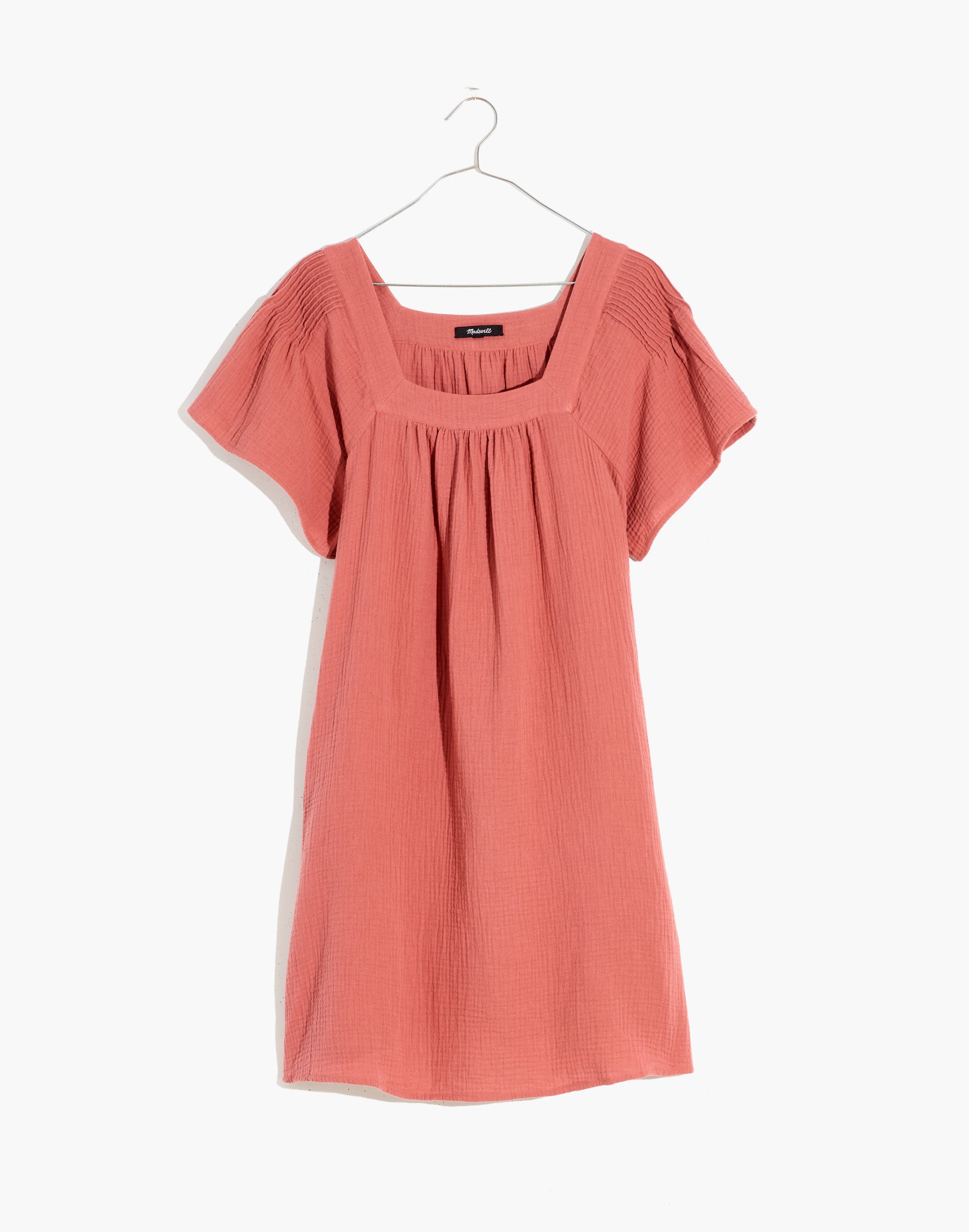 Lightspun Butterfly Square-Neck Mini Dress