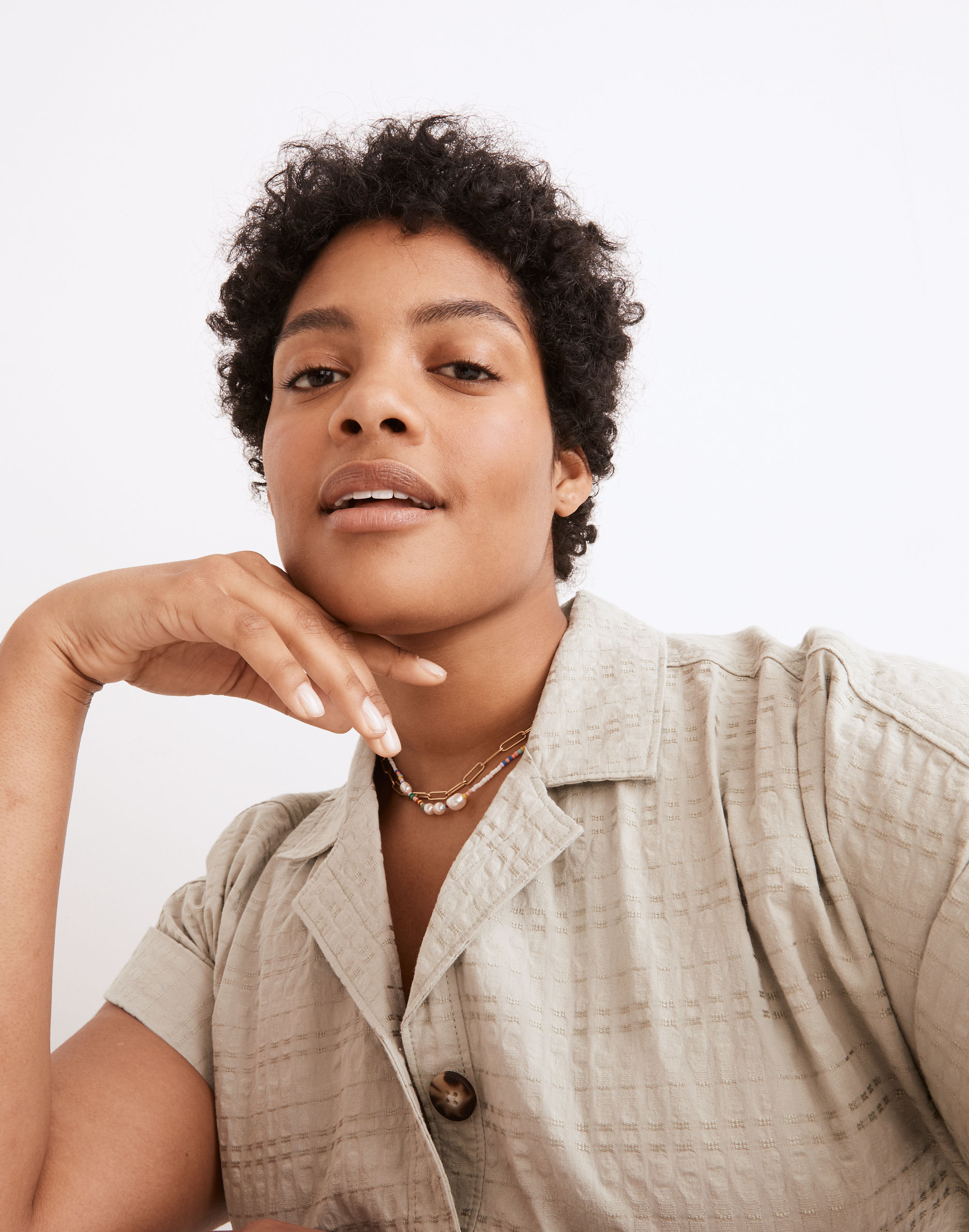 Seersucker Camp Romper