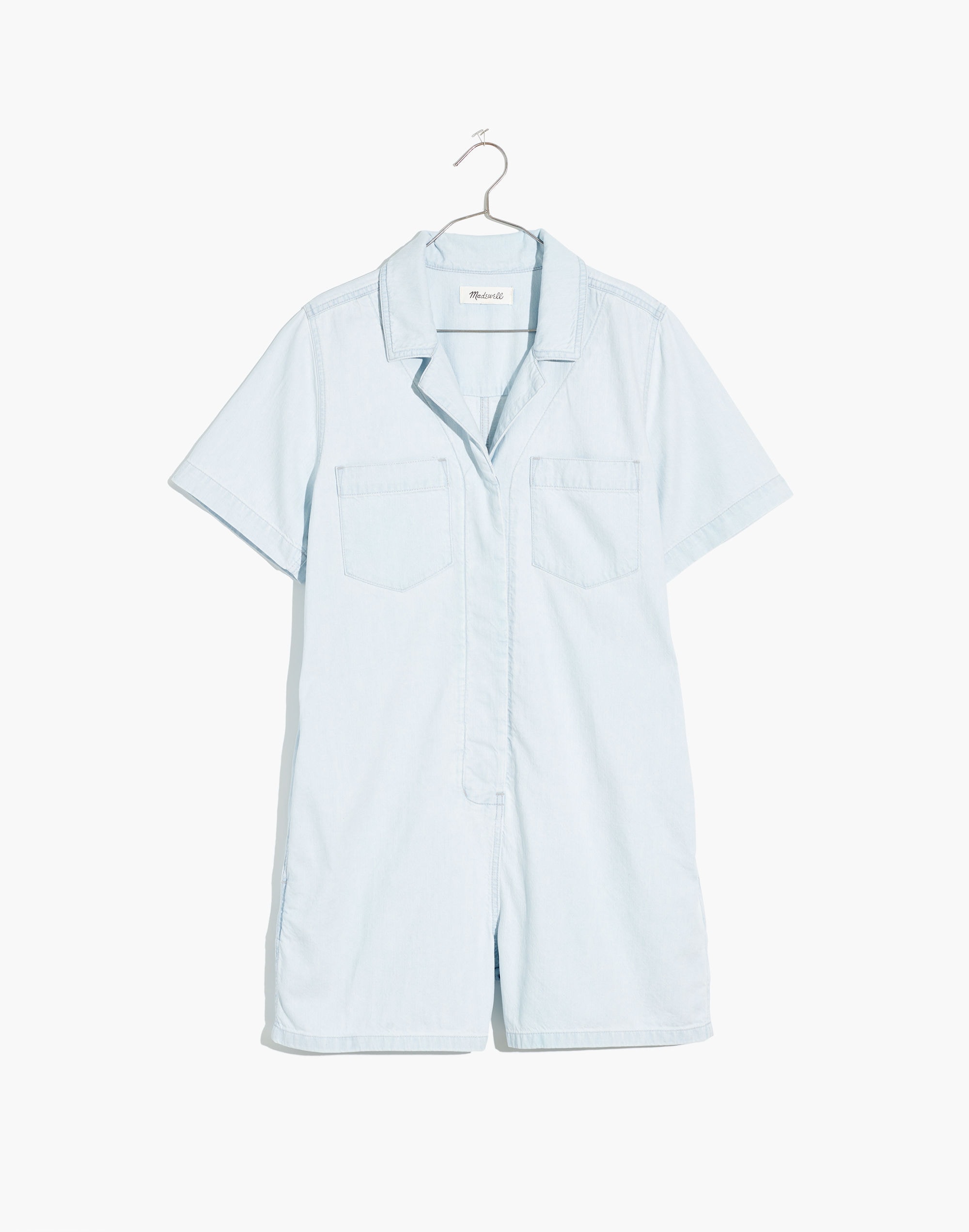 Denim Relaxed Coverall Romper