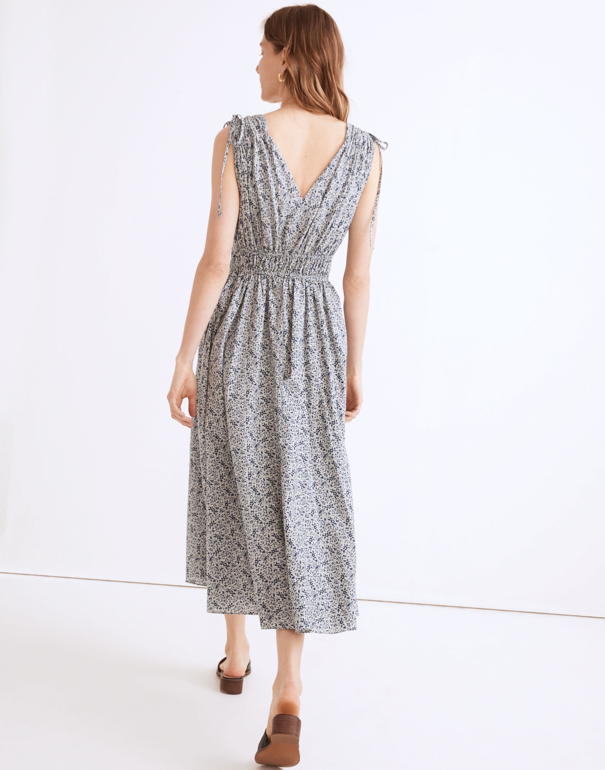 Sophia Smocked Midi Dress in Florentine Floral