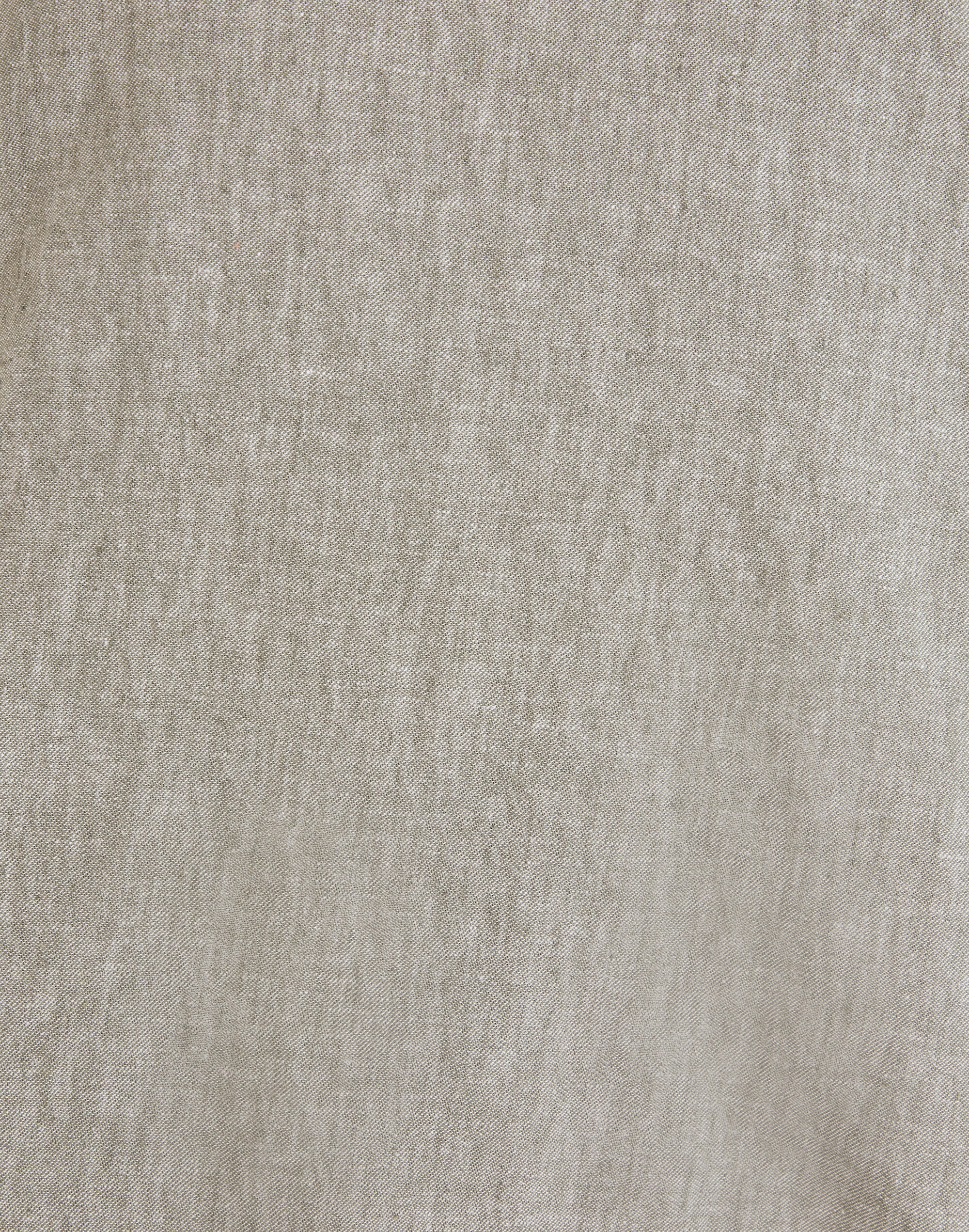 Linen-Cotton Tank Mini Dress