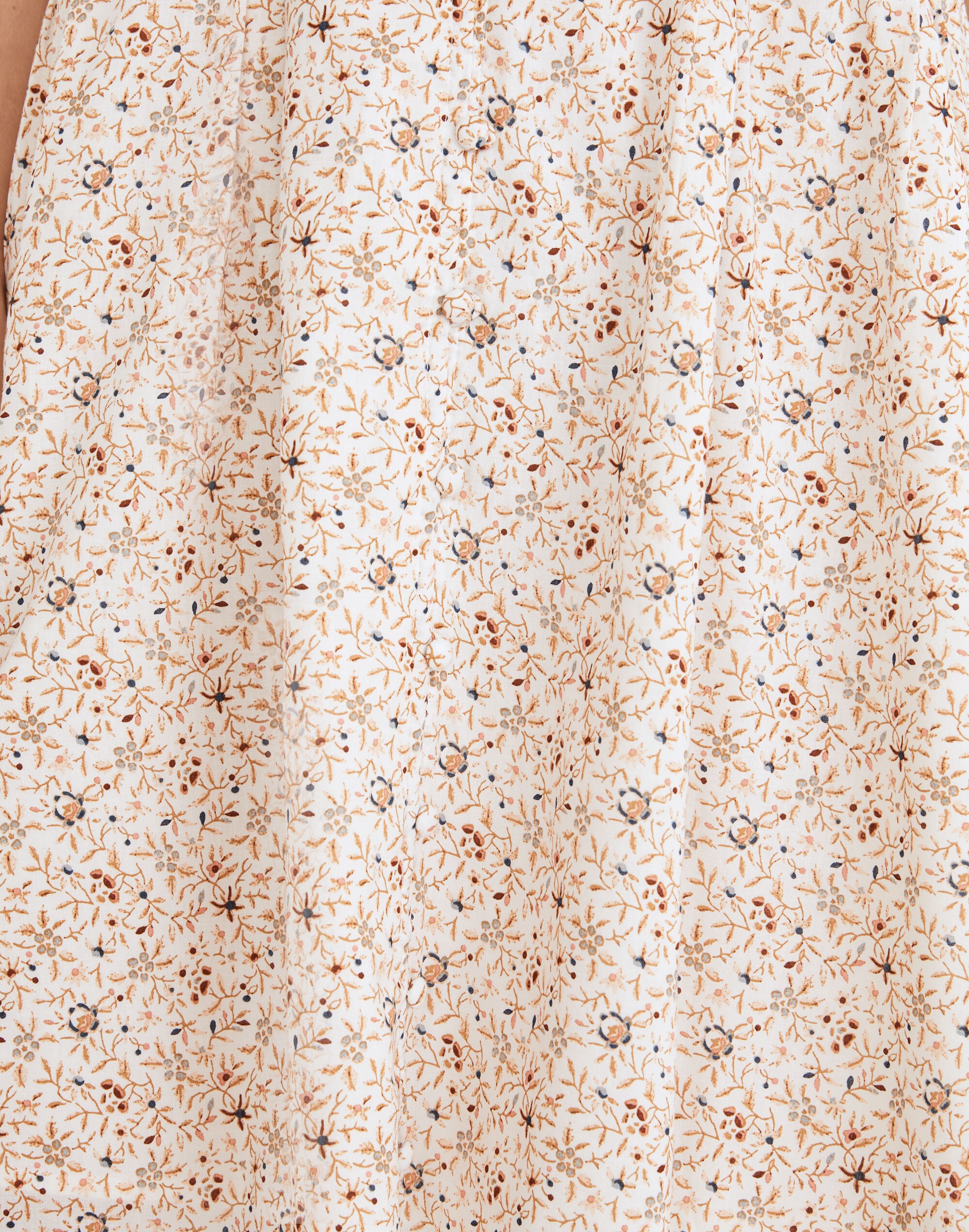 Collared Puff-Sleeve Mini Dress in Piccola Floral