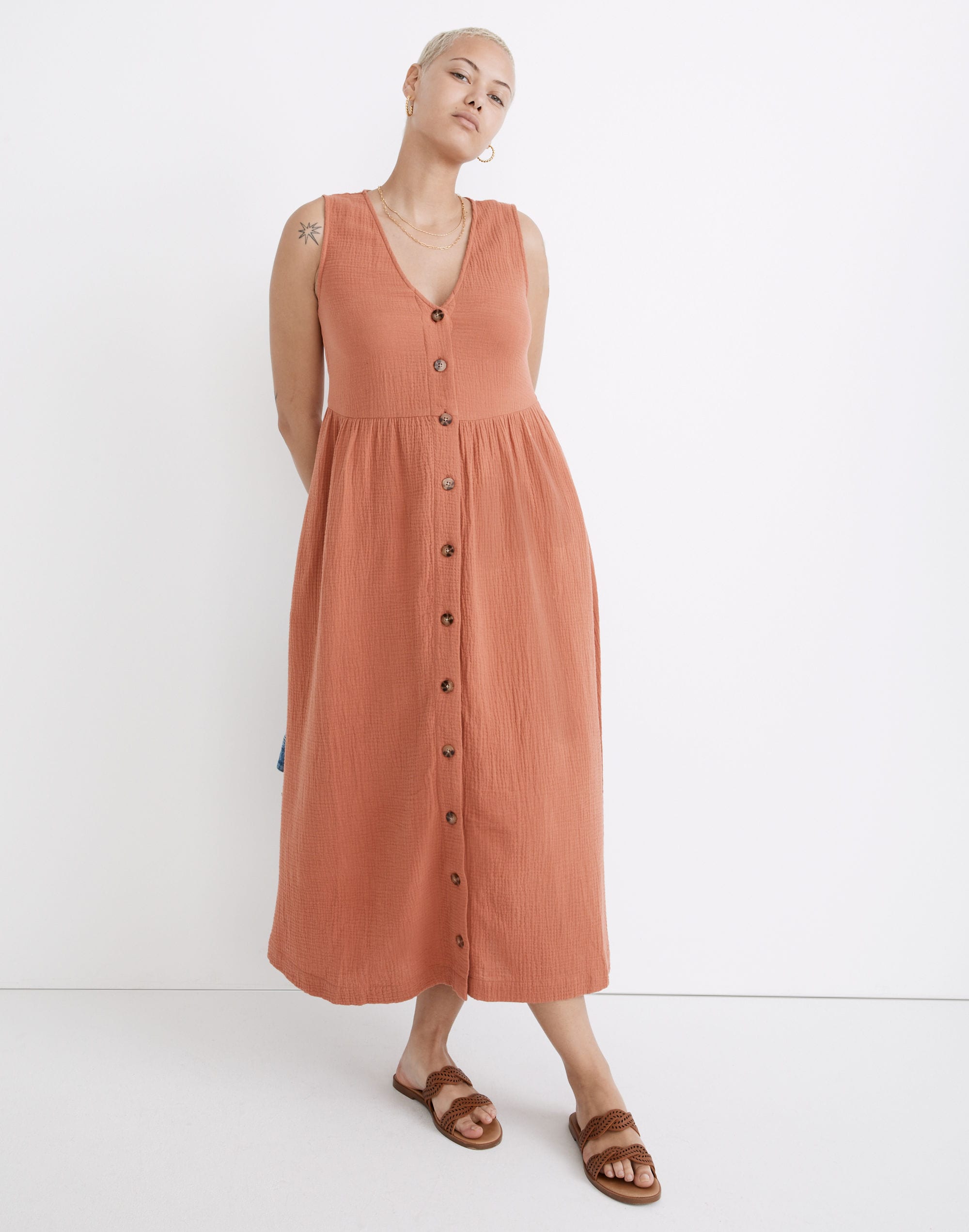 white elegant dress midi Kennedy Blue Rowen