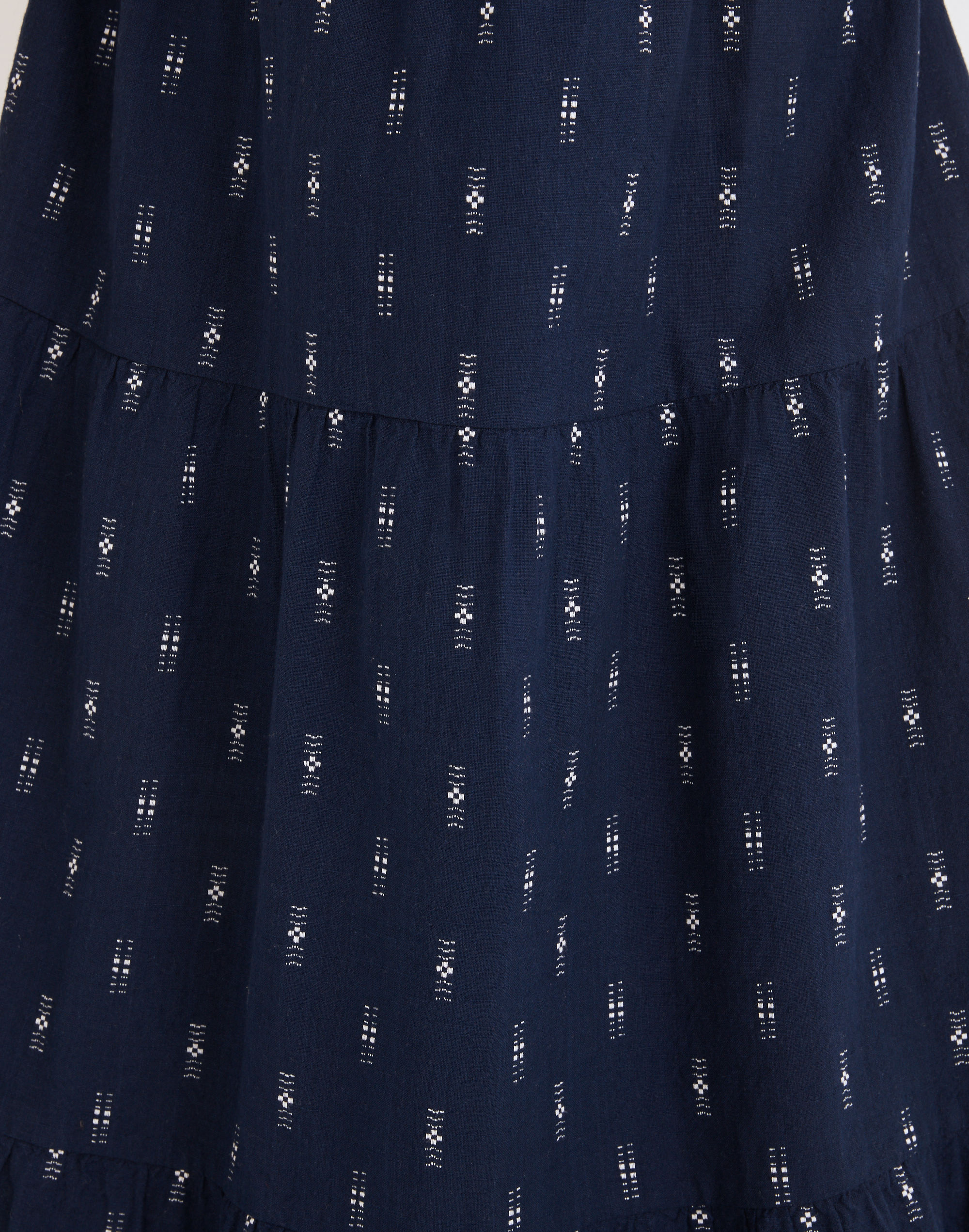 Cattail Cutout Tiered Midi Dress