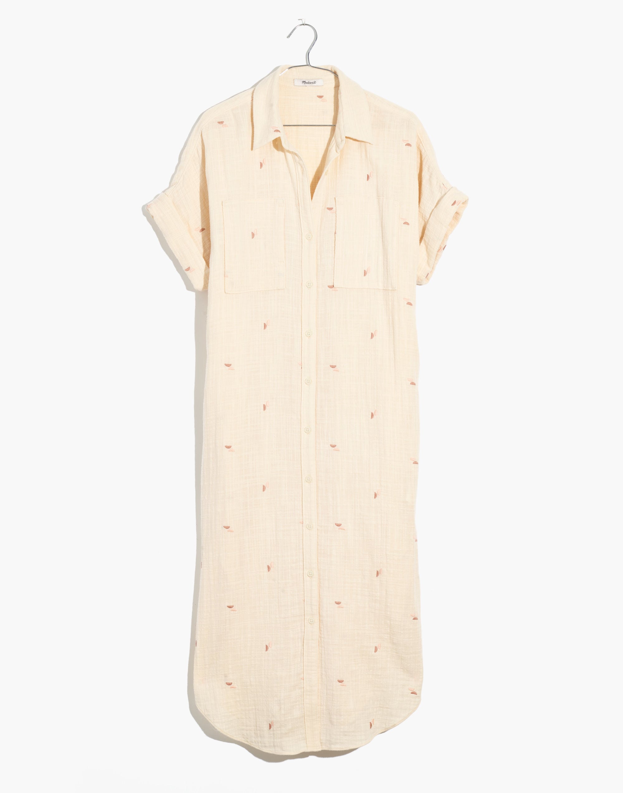 Embroidered Lightspun Lakeline Shirtdress