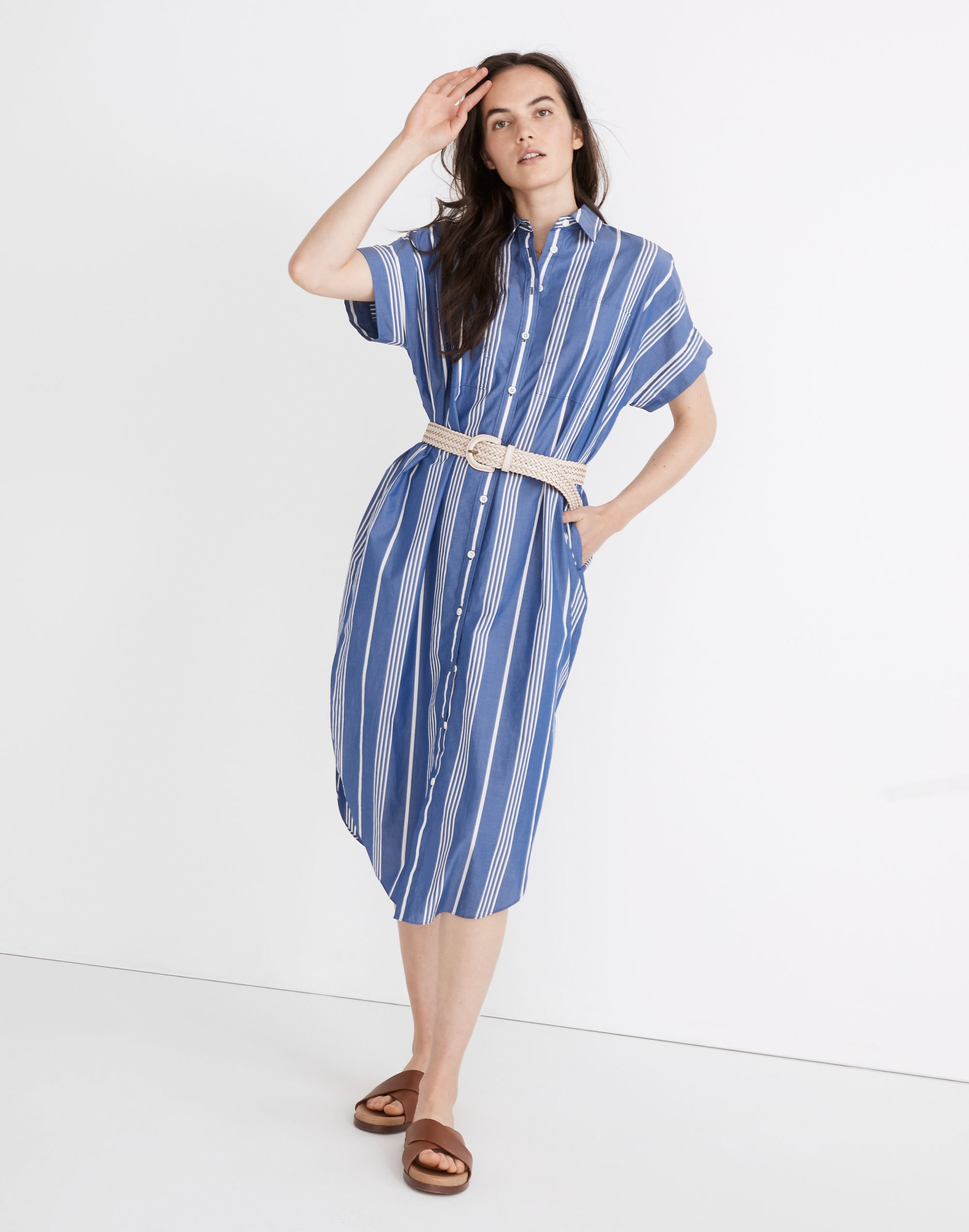 Lakeline Shirtdress in Stripe Madewell