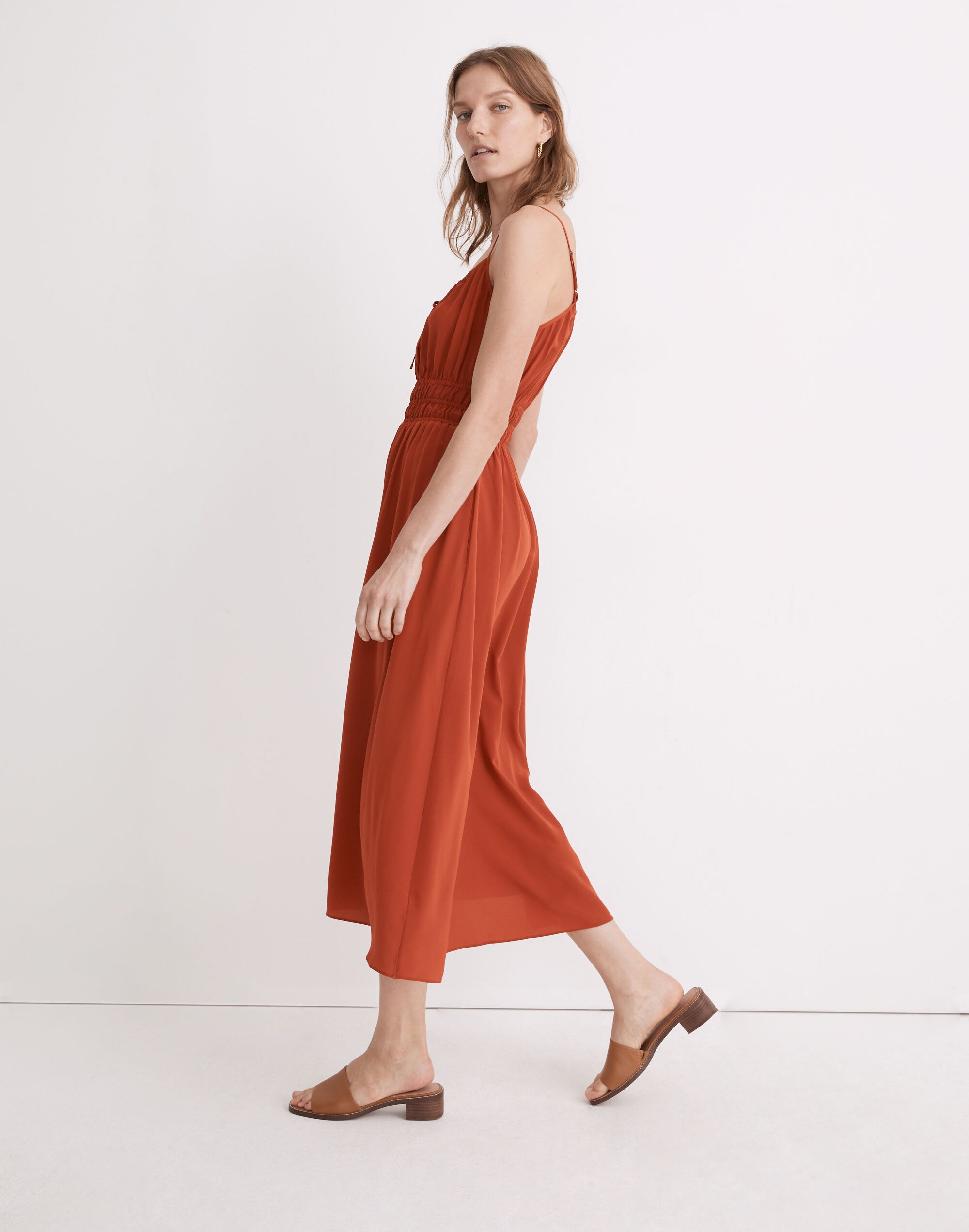 Silk Sophia Cami Midi Dress