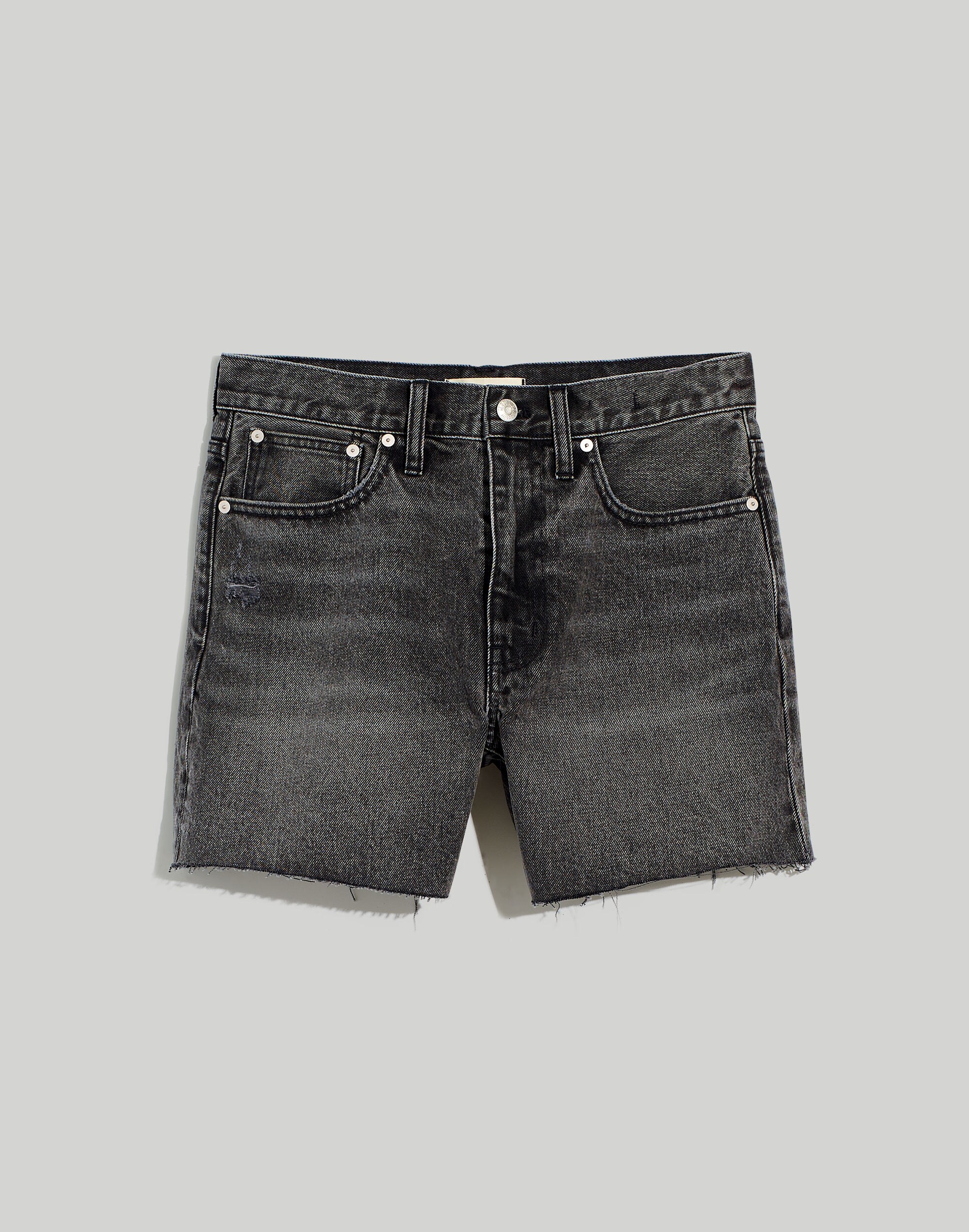 Denim High-Waist Straight Mini Skirt in Northboro Wash