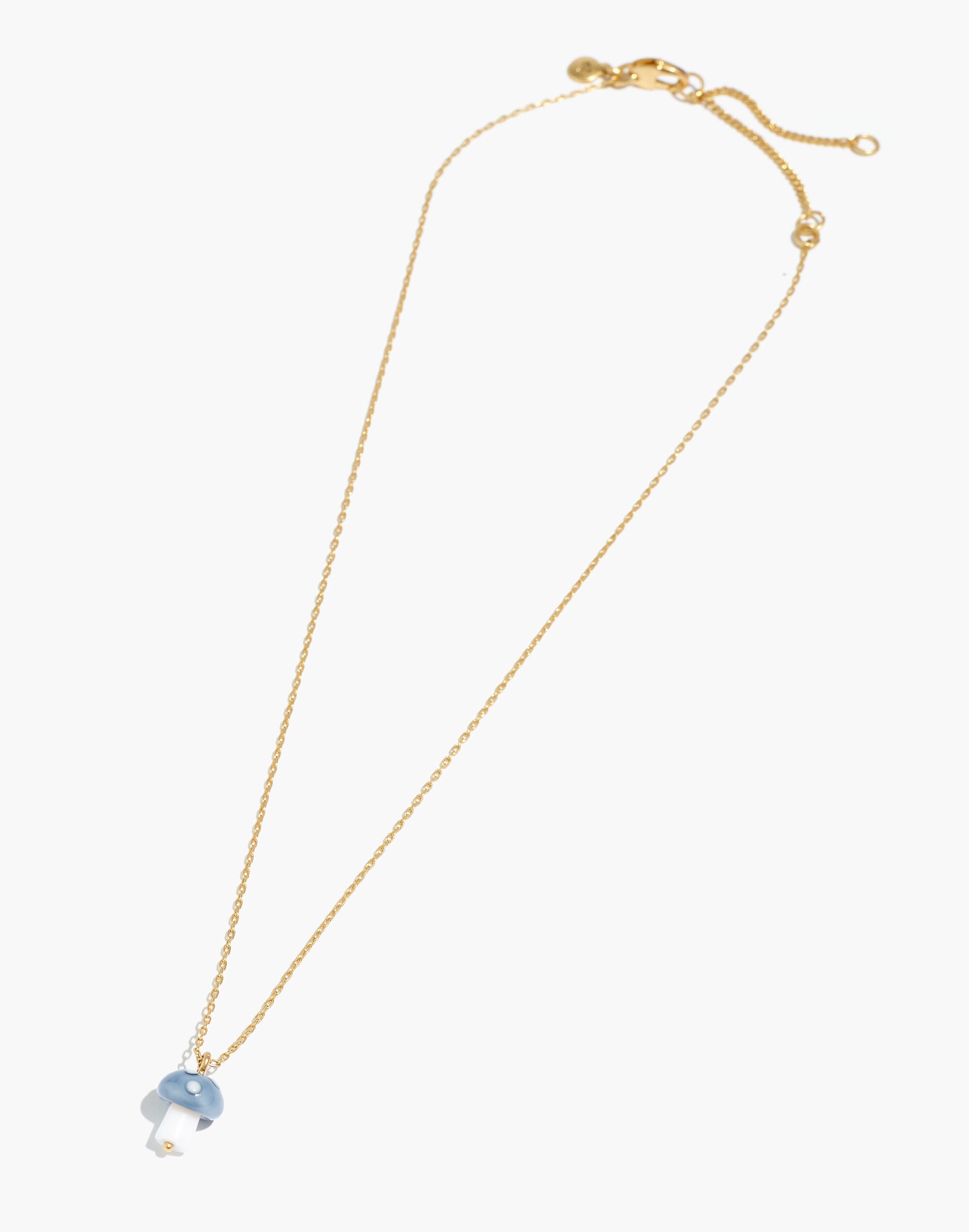 Mushroom Pendant Necklace