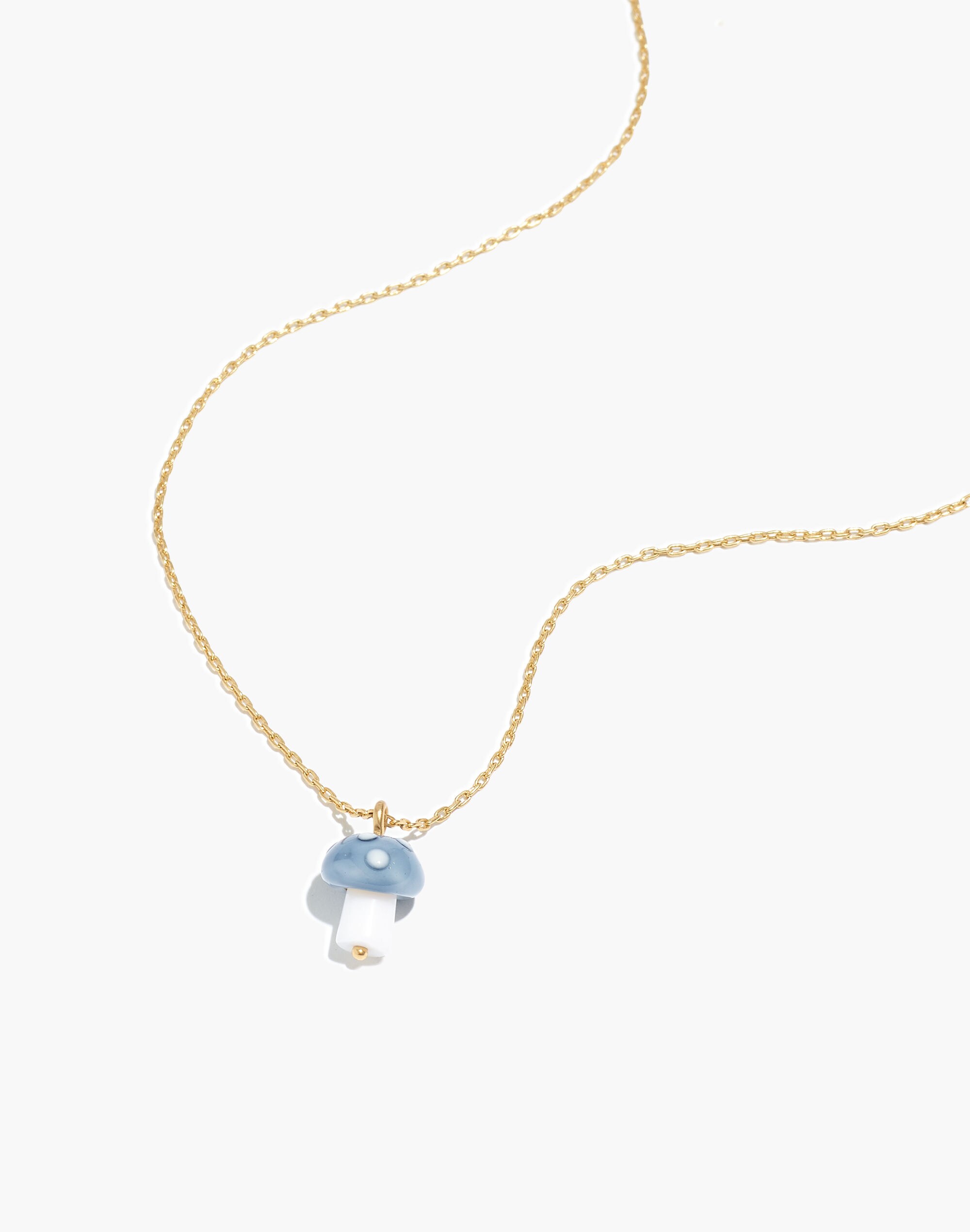 Mushroom Pendant Necklace