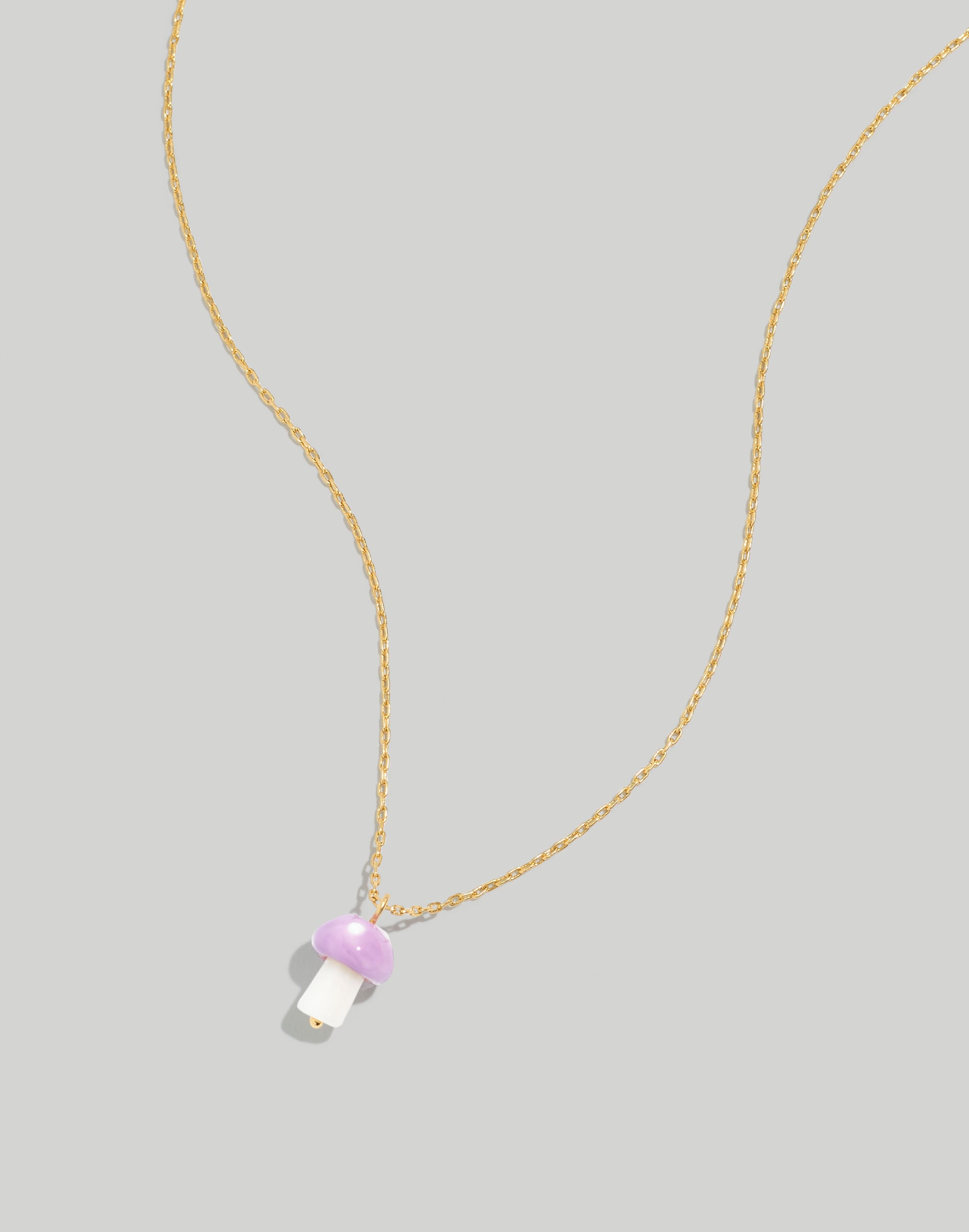 Mushroom Pendant Necklace