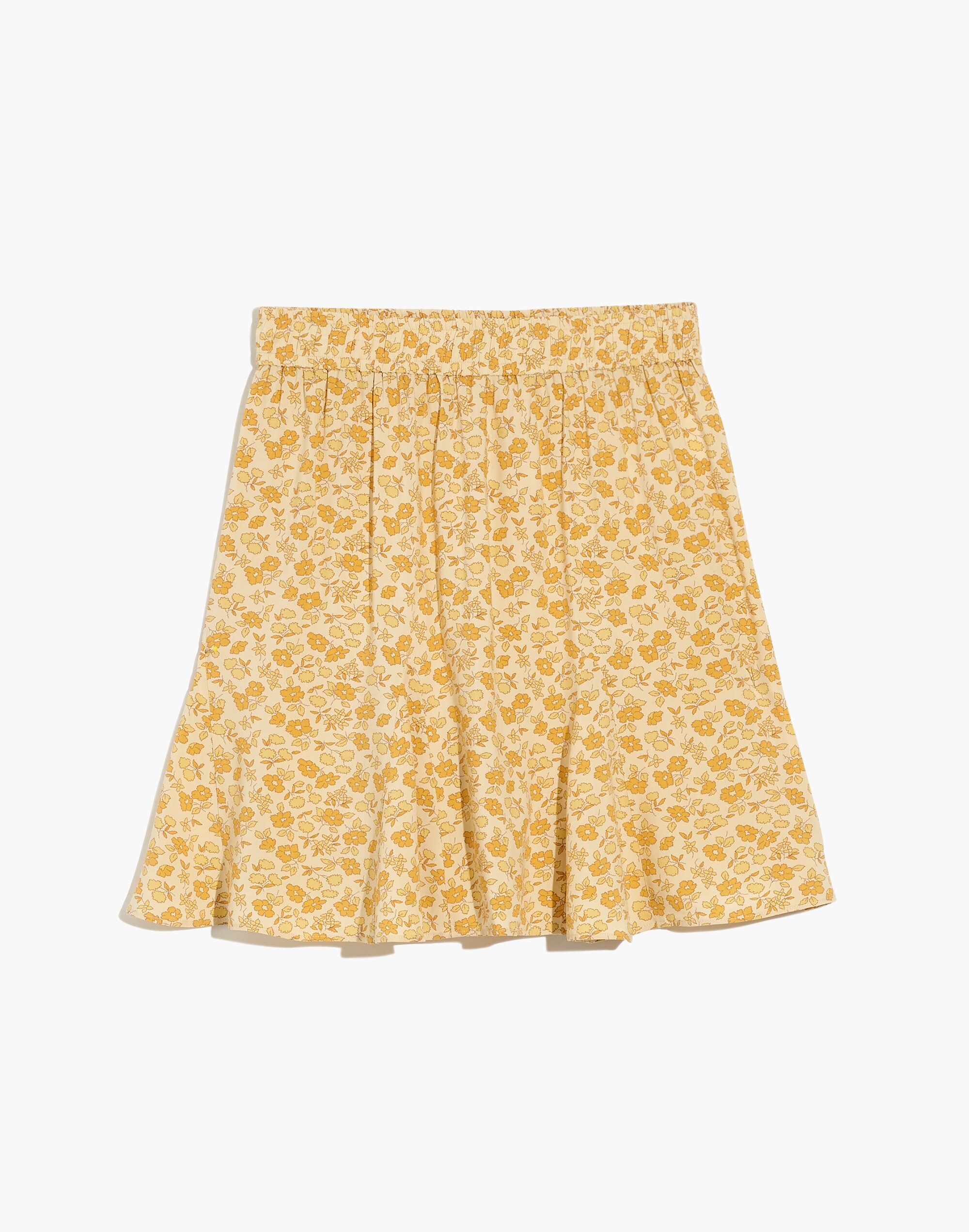 Pull-On Swing Mini Skirt in Piccola Floral