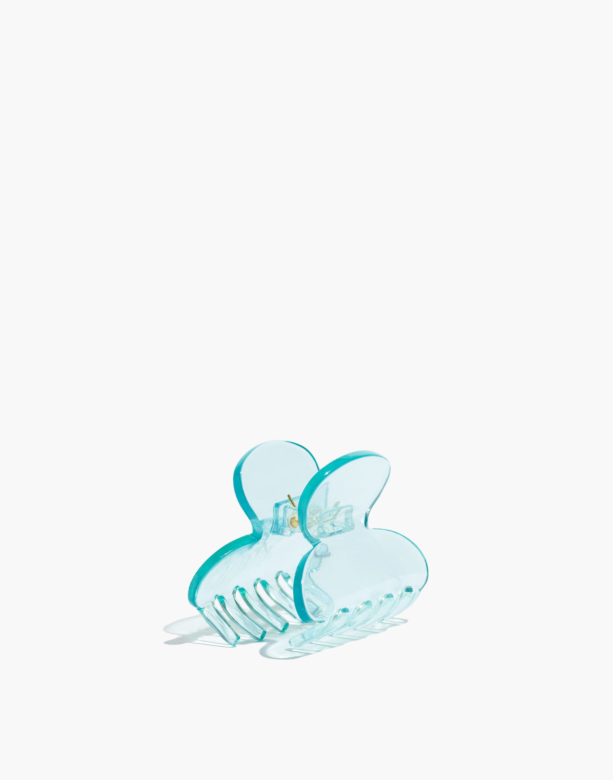 translucent small claw hair clip
