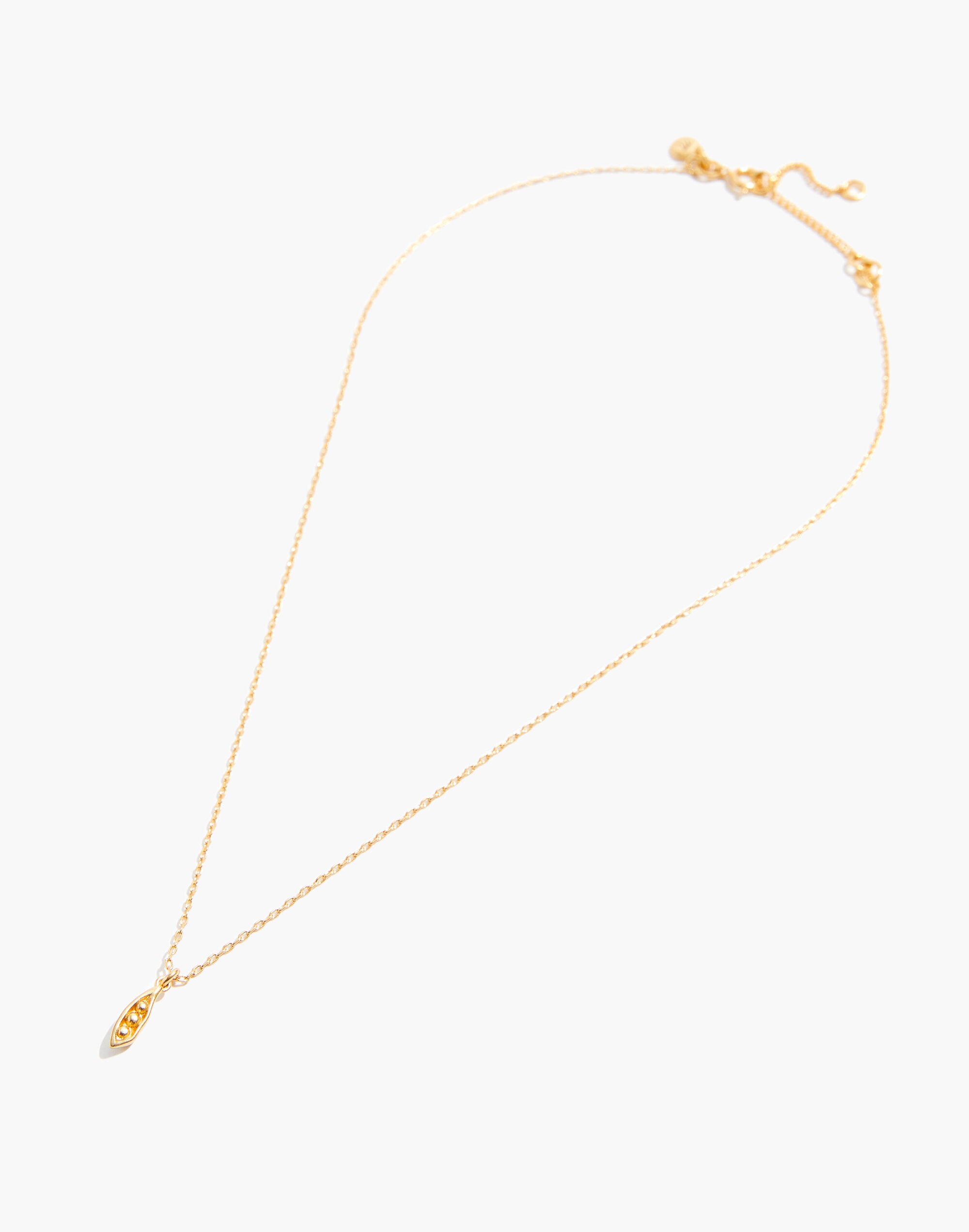 Peapod Pendant Necklace