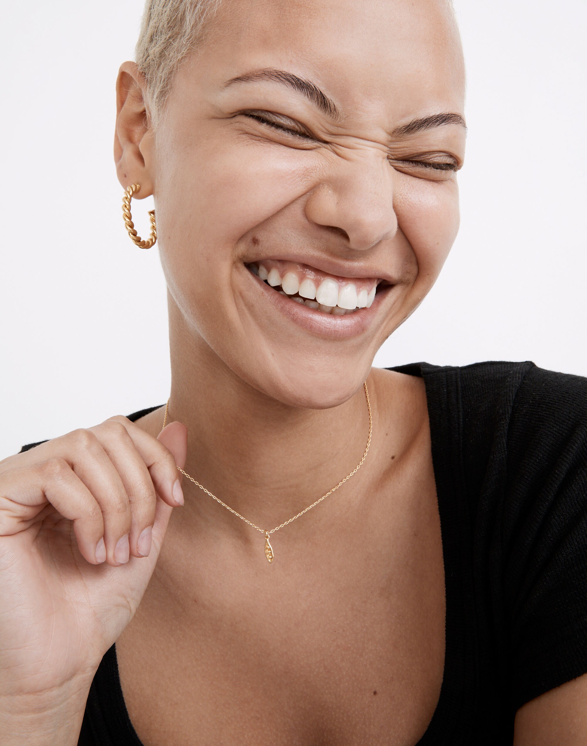 Peapod Pendant Necklace