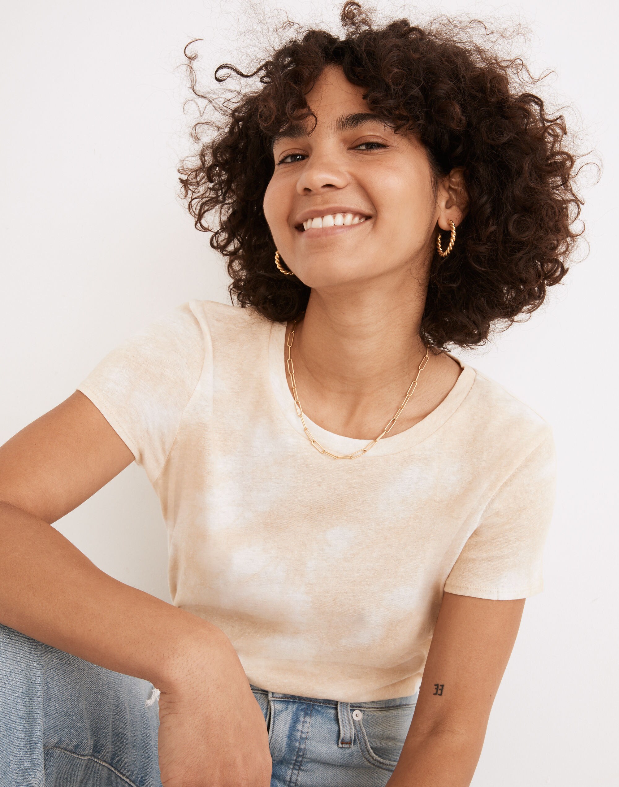 Puffed Rope Large Hoop Earrings