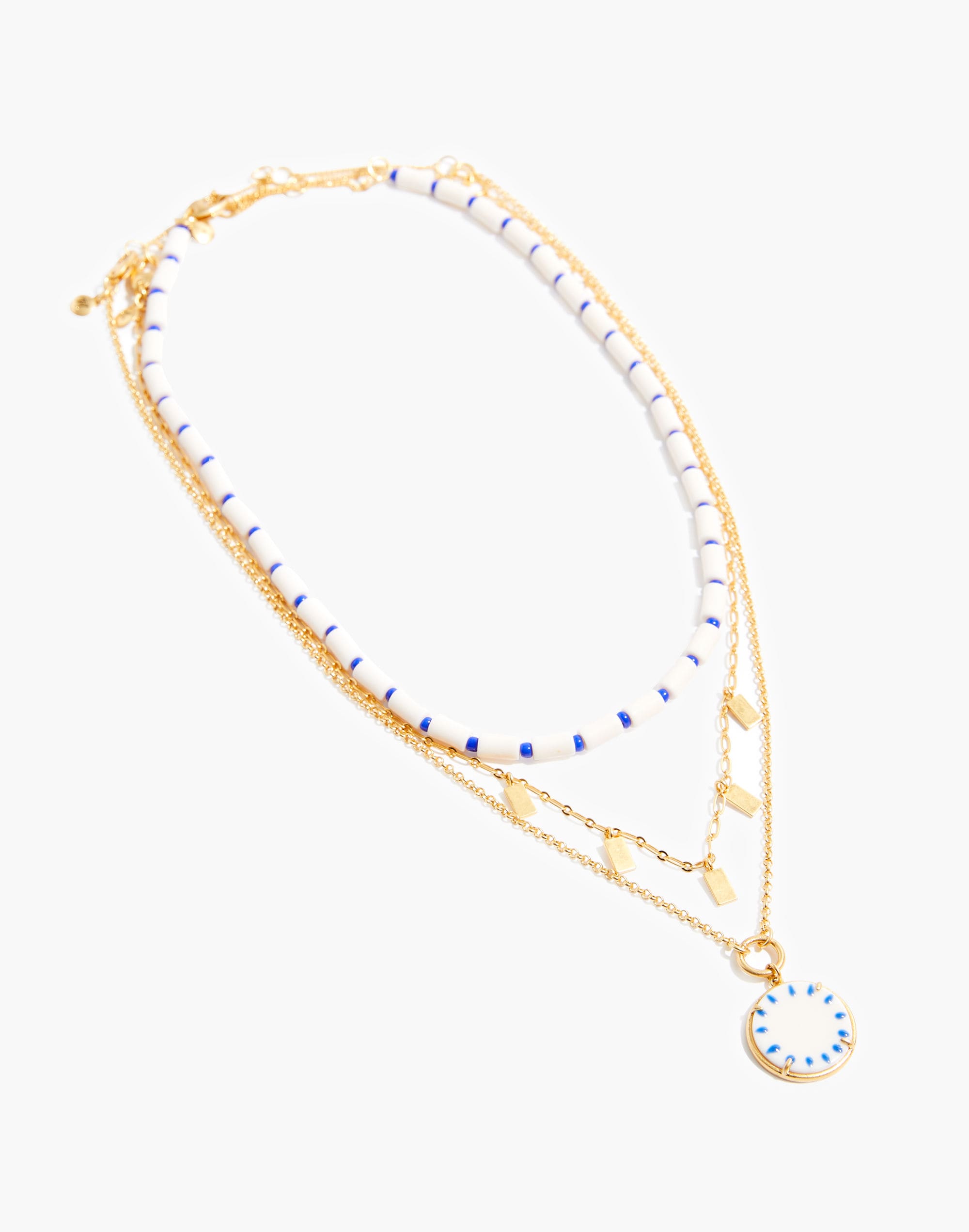 Three-Piece Hand-Painted Vacanza Necklace Set