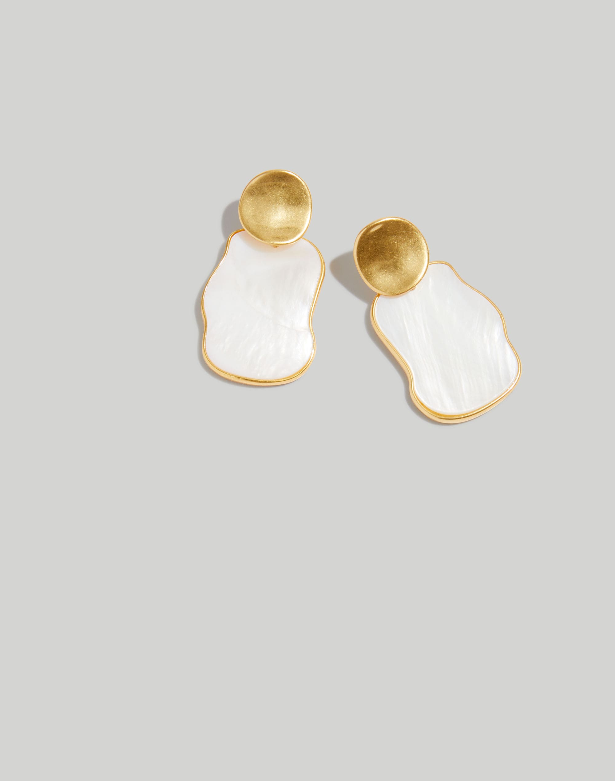 Mother of Pearl Statement Earrings
