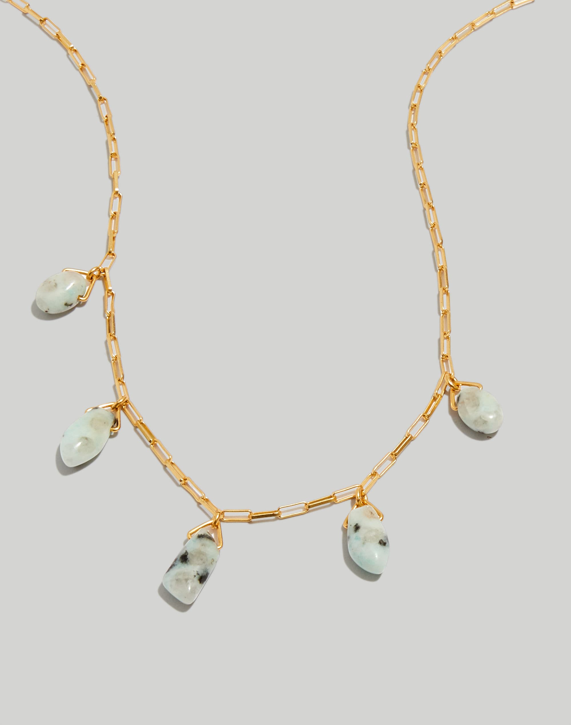 Stone Collection Jasper Charm Necklace