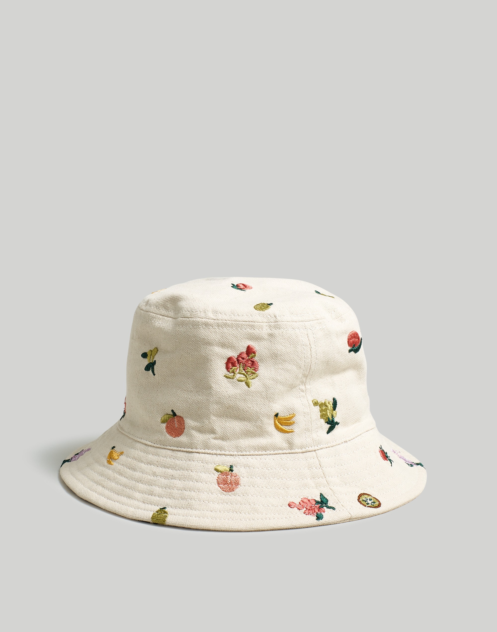 Fresca Fruit Embroidered Bucket Hat