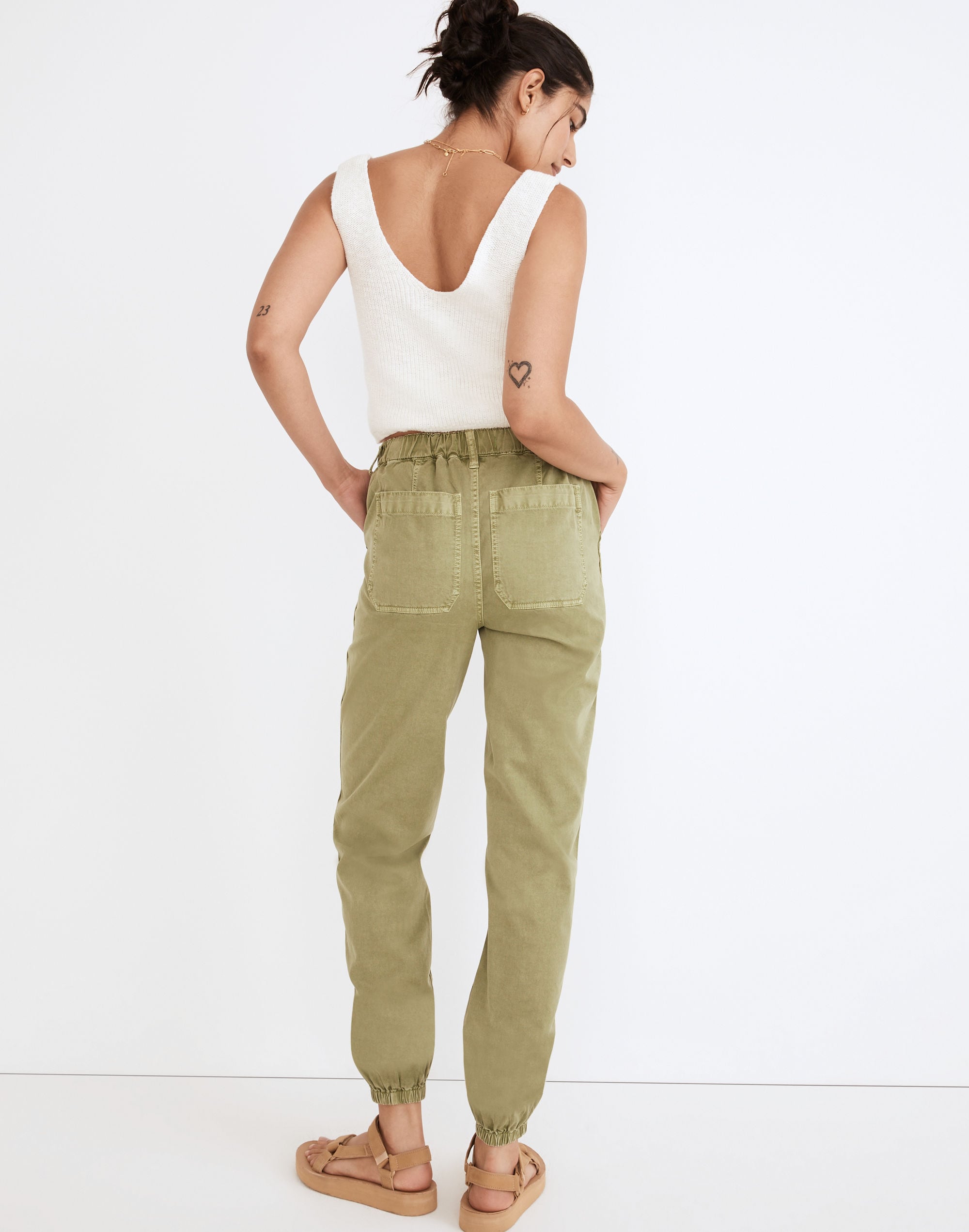 Griff Pull-On Tapered Fatigue Cargo Pants