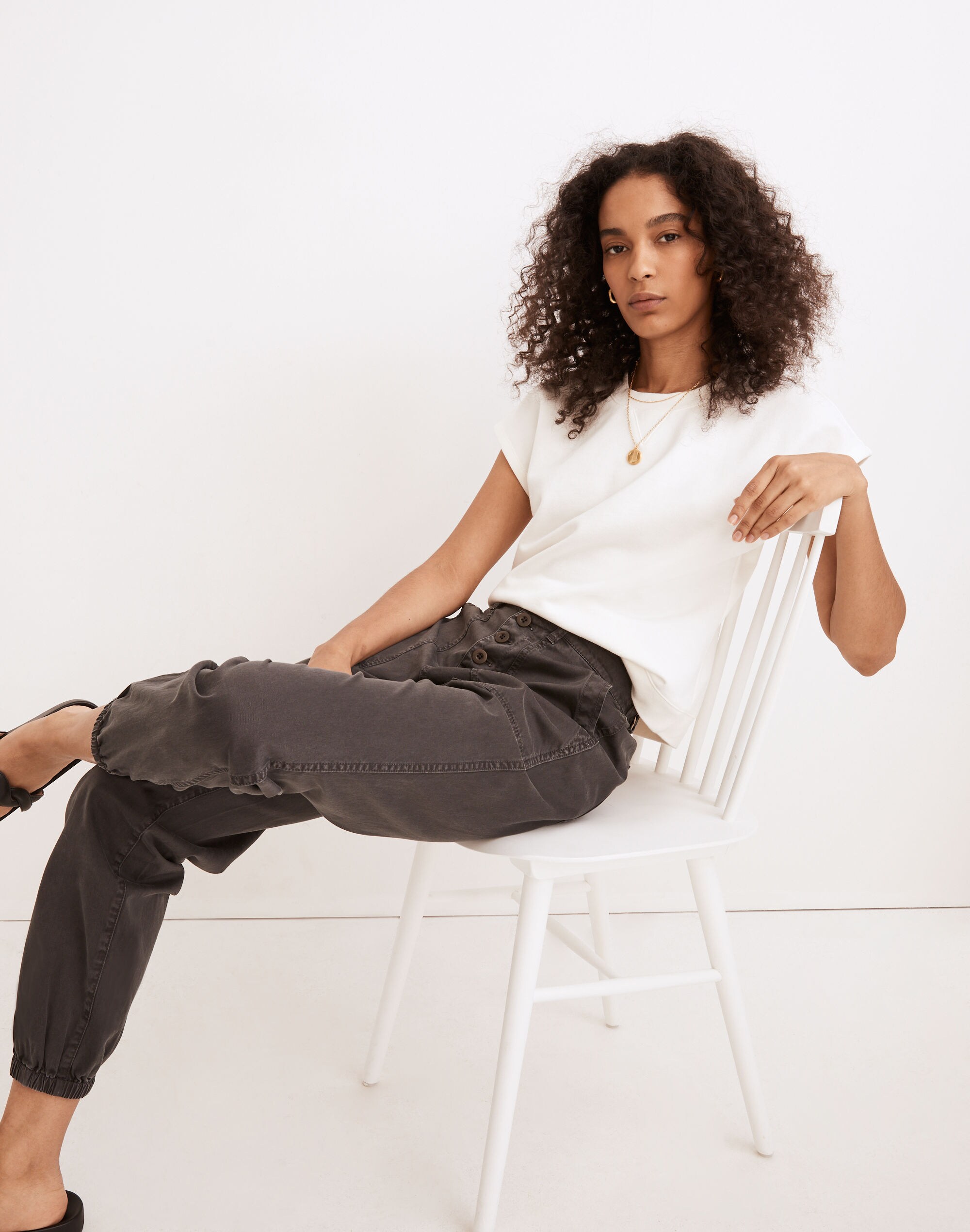 Griff Pull-On Tapered Fatigue Cargo Pants