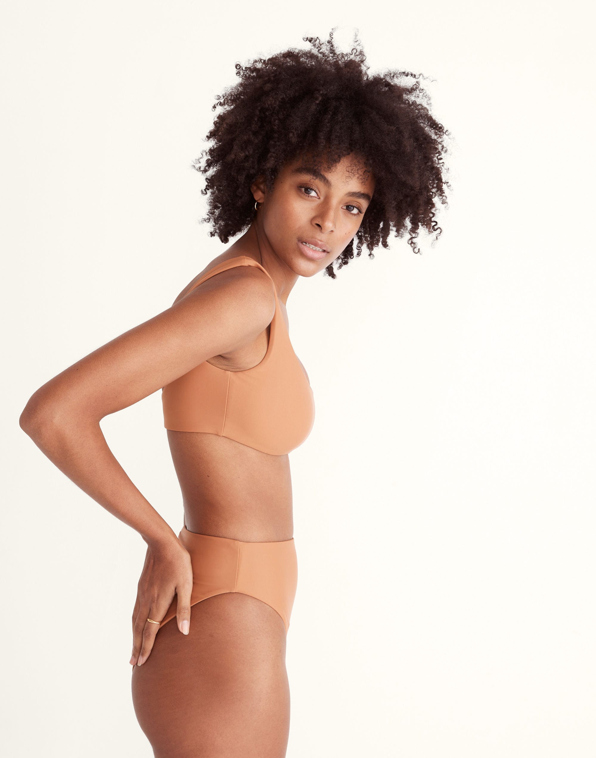 Madewell x Jade Swim&reg; Rounded Edges Bikini Top