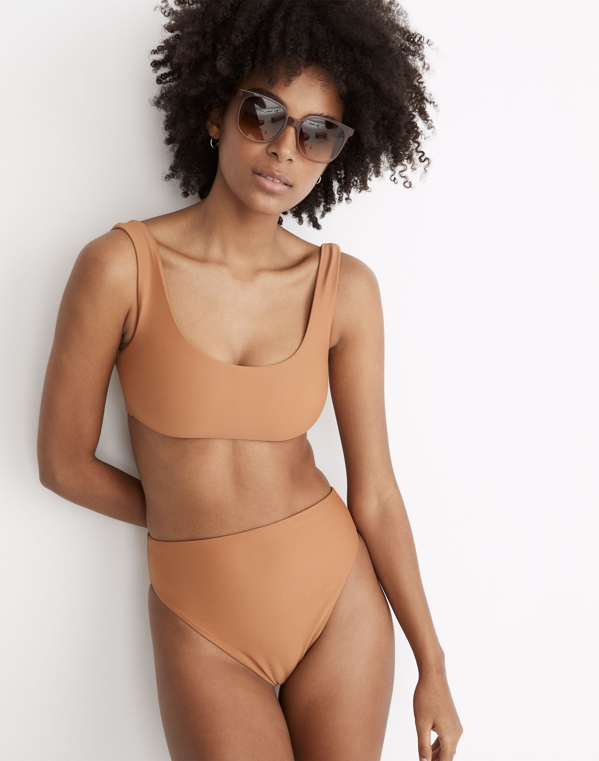 Madewell x Jade Swim&reg; Rounded Edges Bikini Top