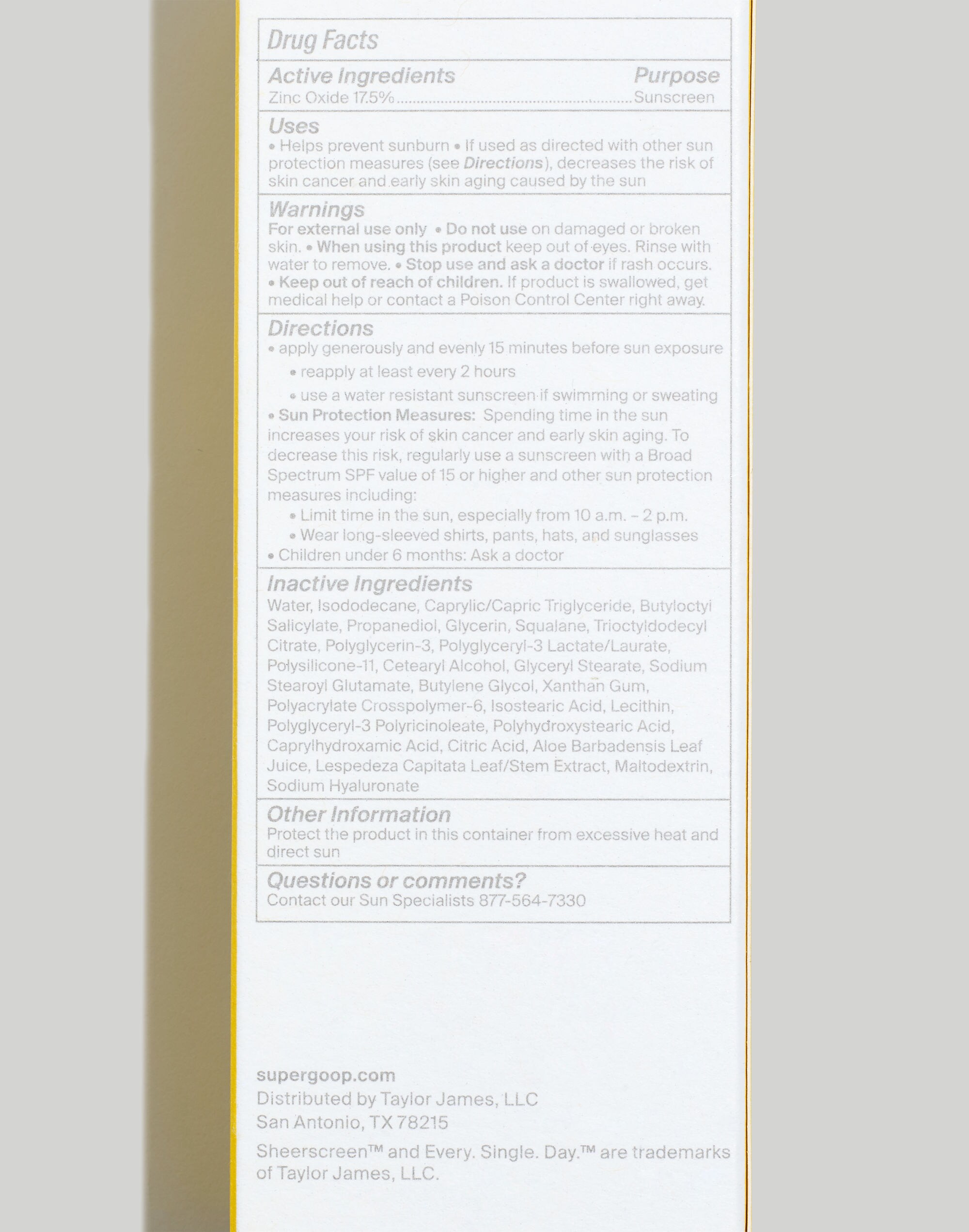 Supergoop!&reg; Mineral Sheerscreen SPF 30 Sunscreen