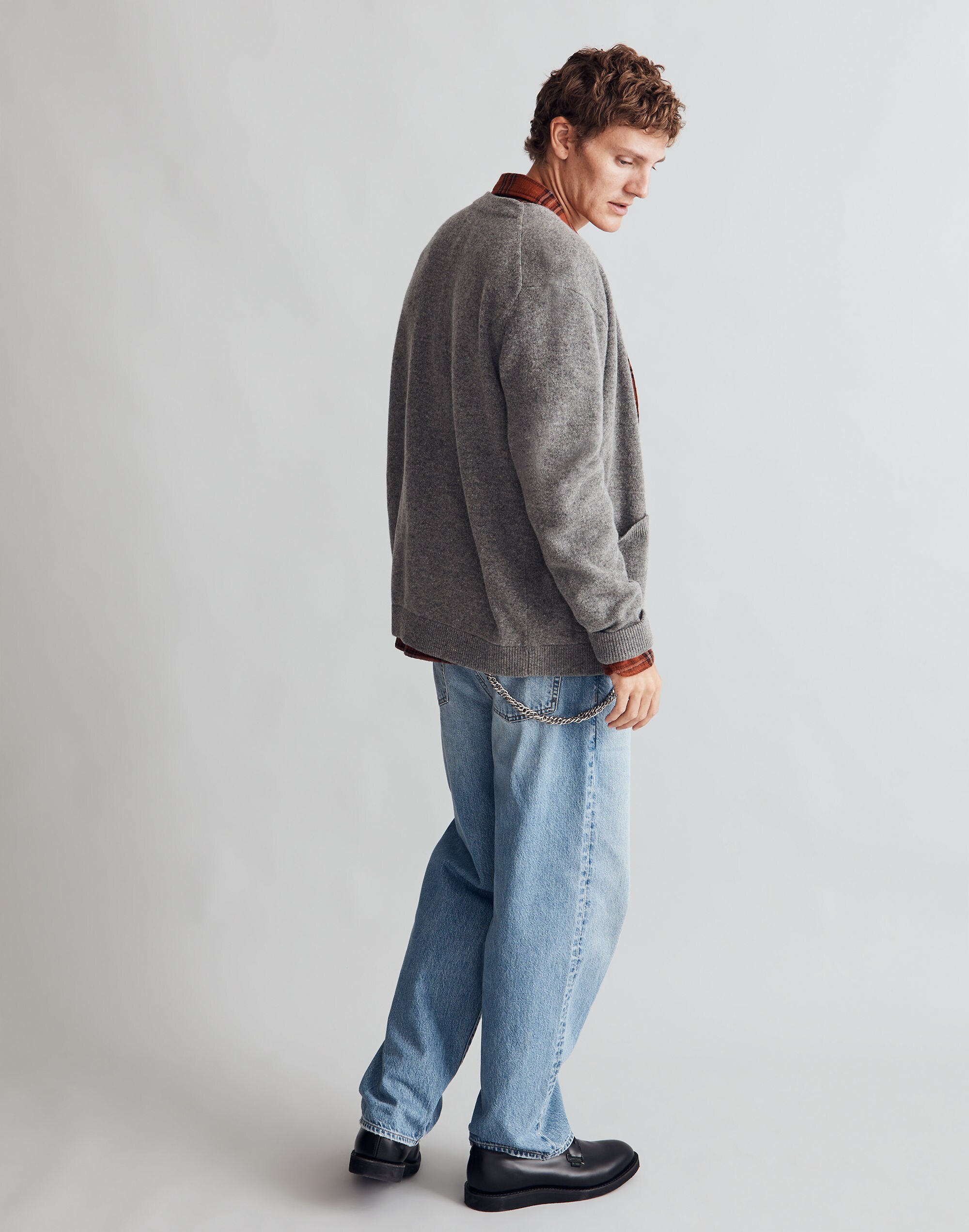 Merino Wool Cardigan Sweater