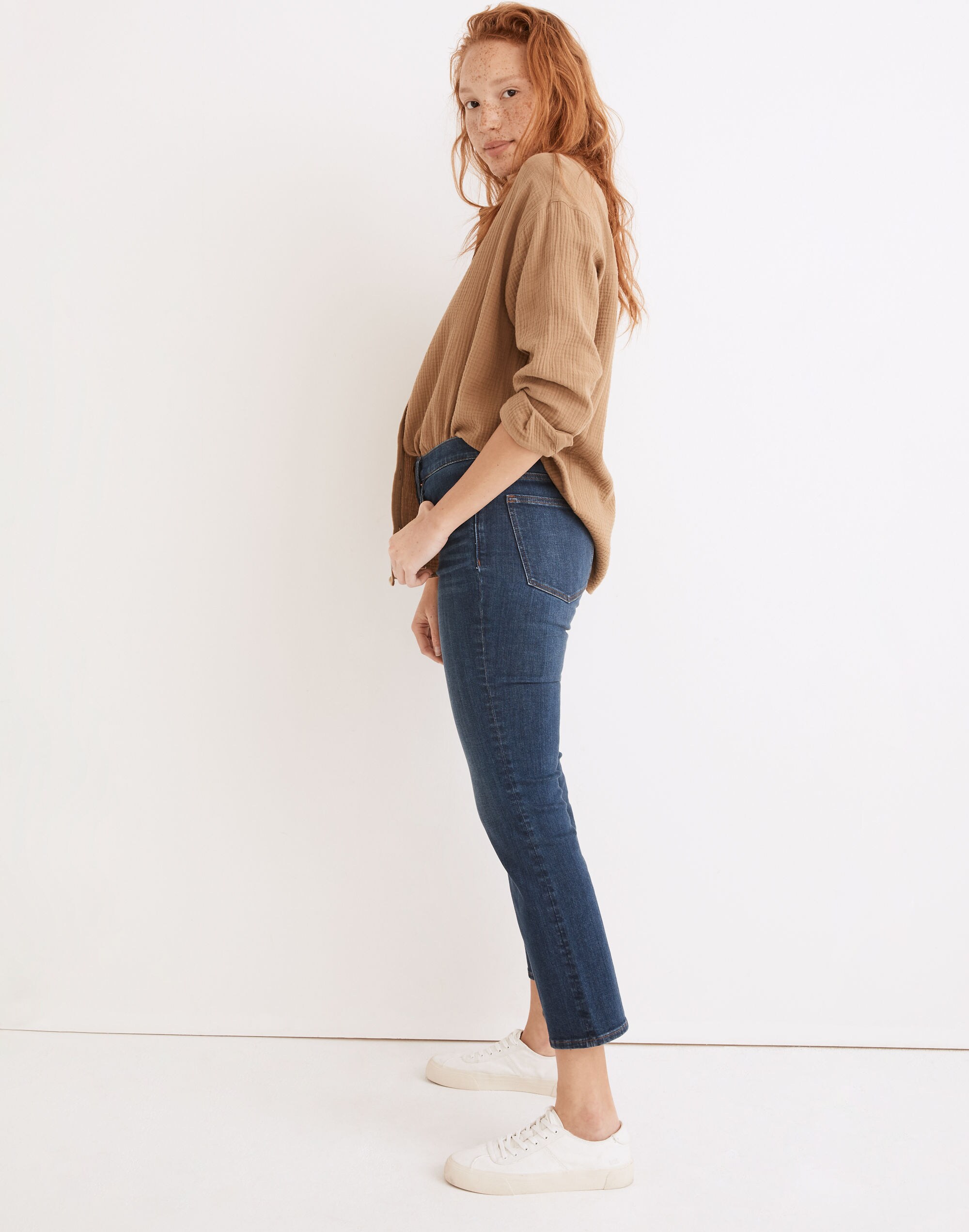 Cali Demi-Boot Jeans in Eastway Wash