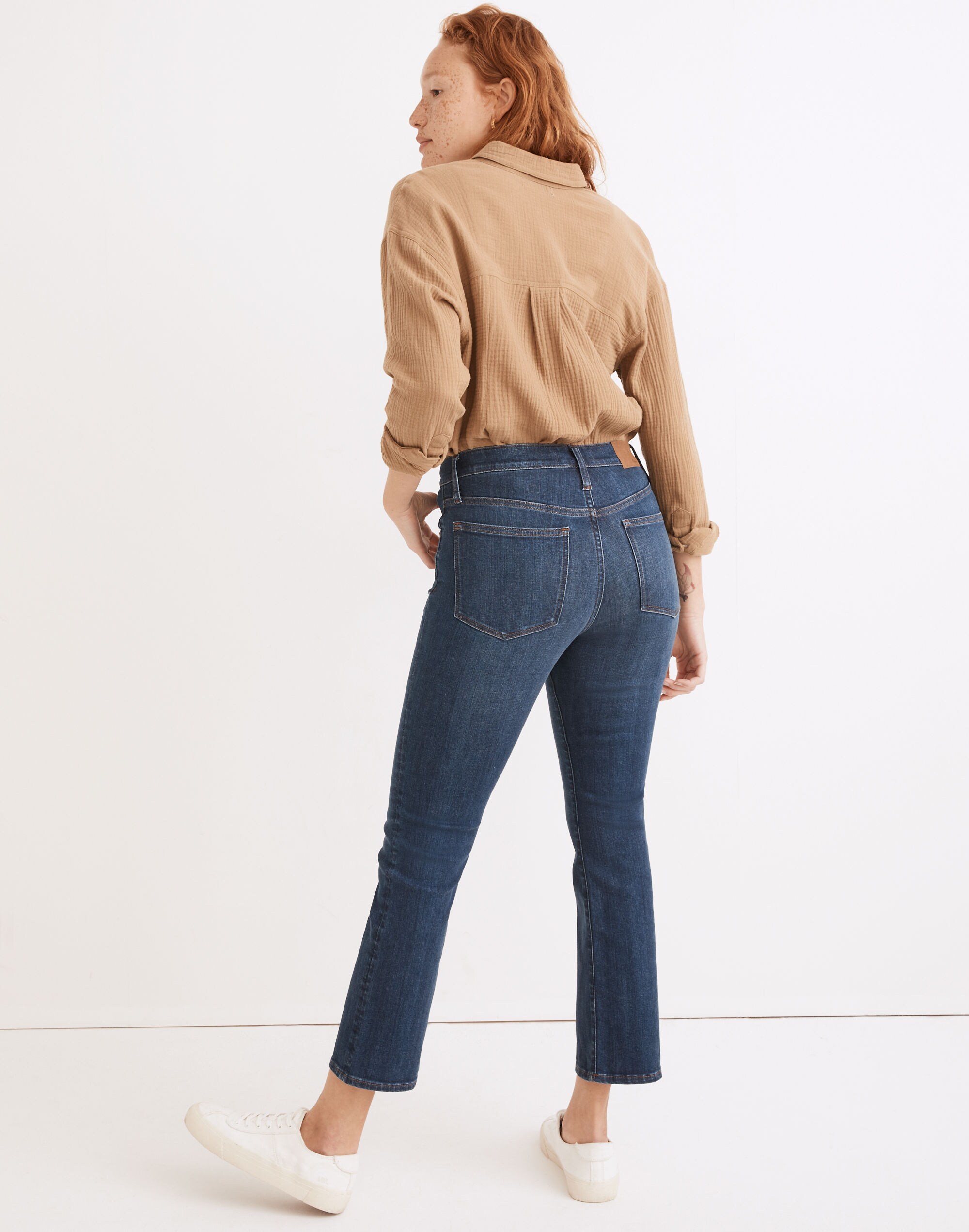 Cali Demi-Boot Jeans in Eastway Wash