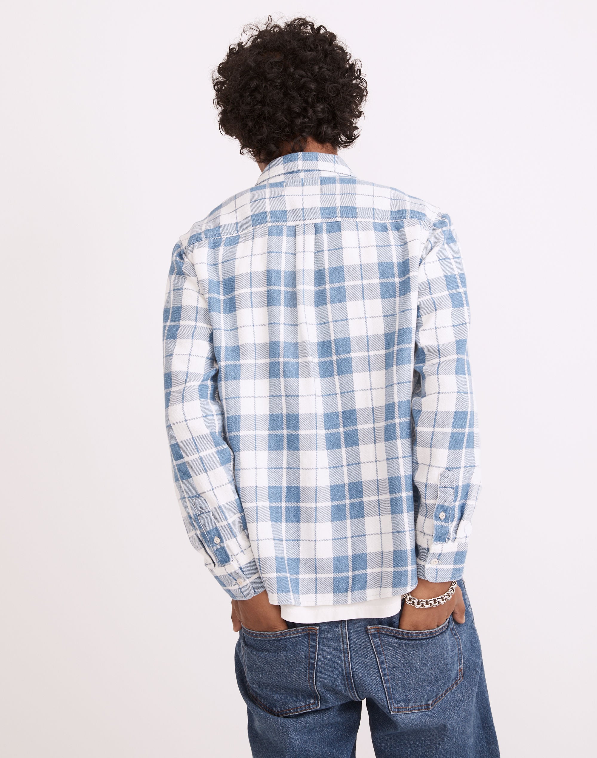 Easy Long-Sleeve Shirt in Lonnie Plaid