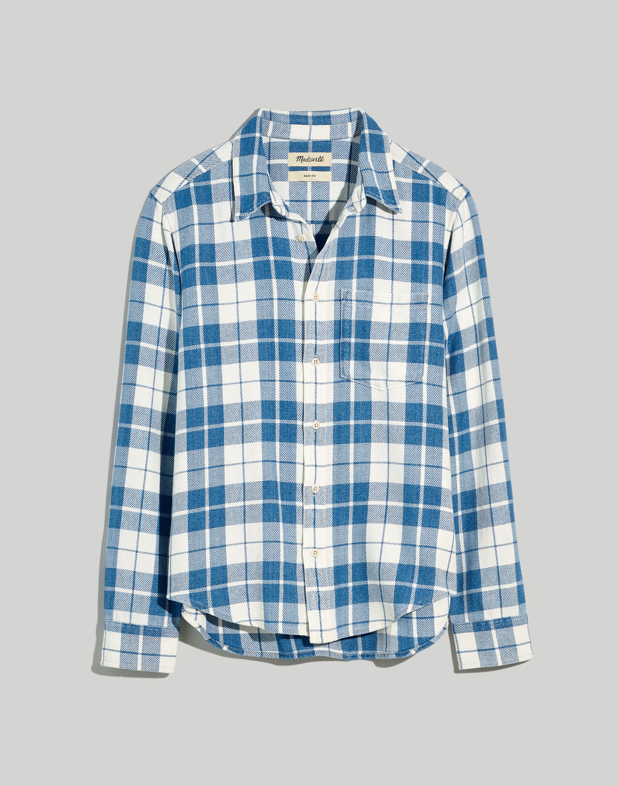 Easy Long-Sleeve Shirt in Lonnie Plaid