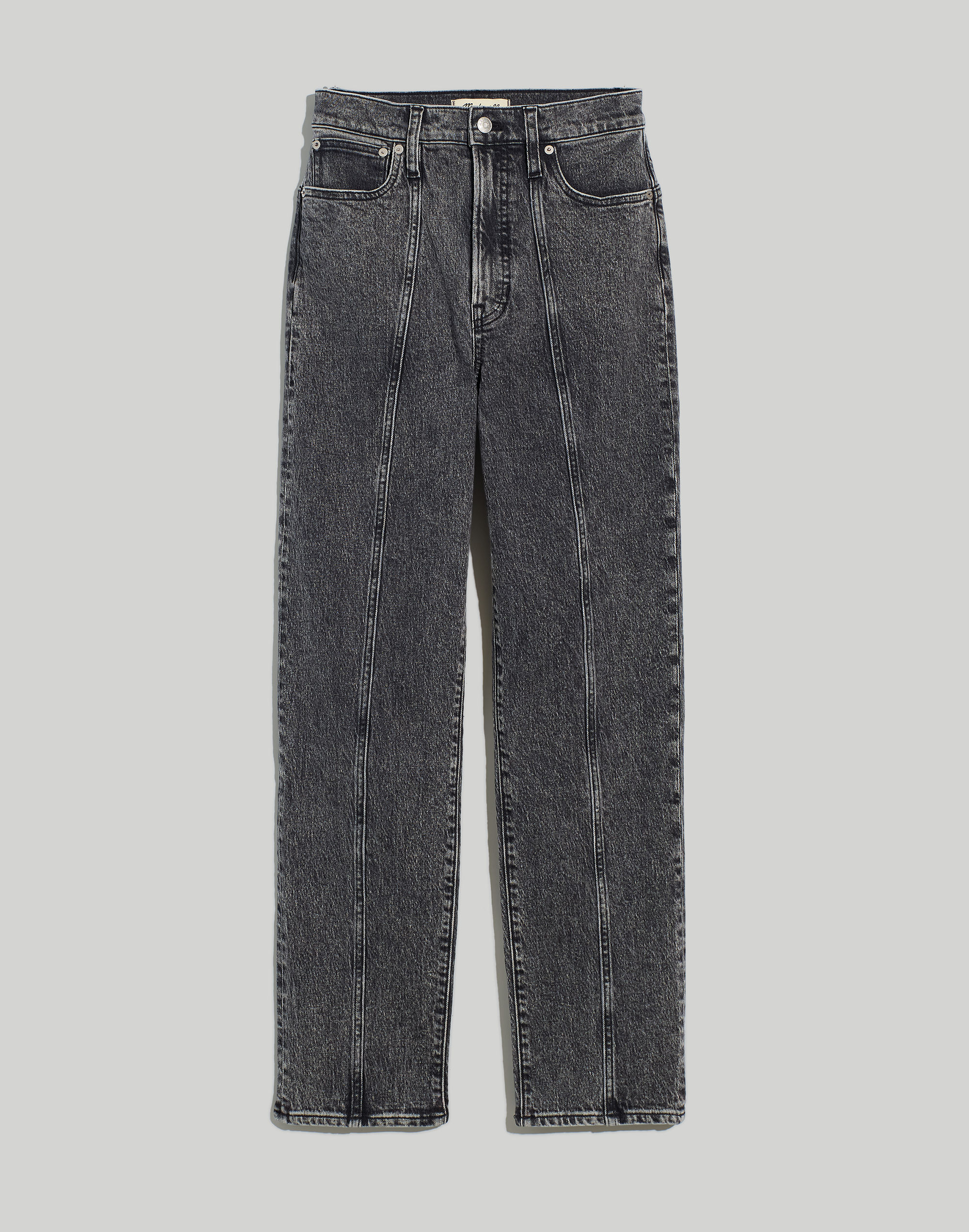 The Perfect Vintage Straight Jean in Meaford Wash: Seamed Edition