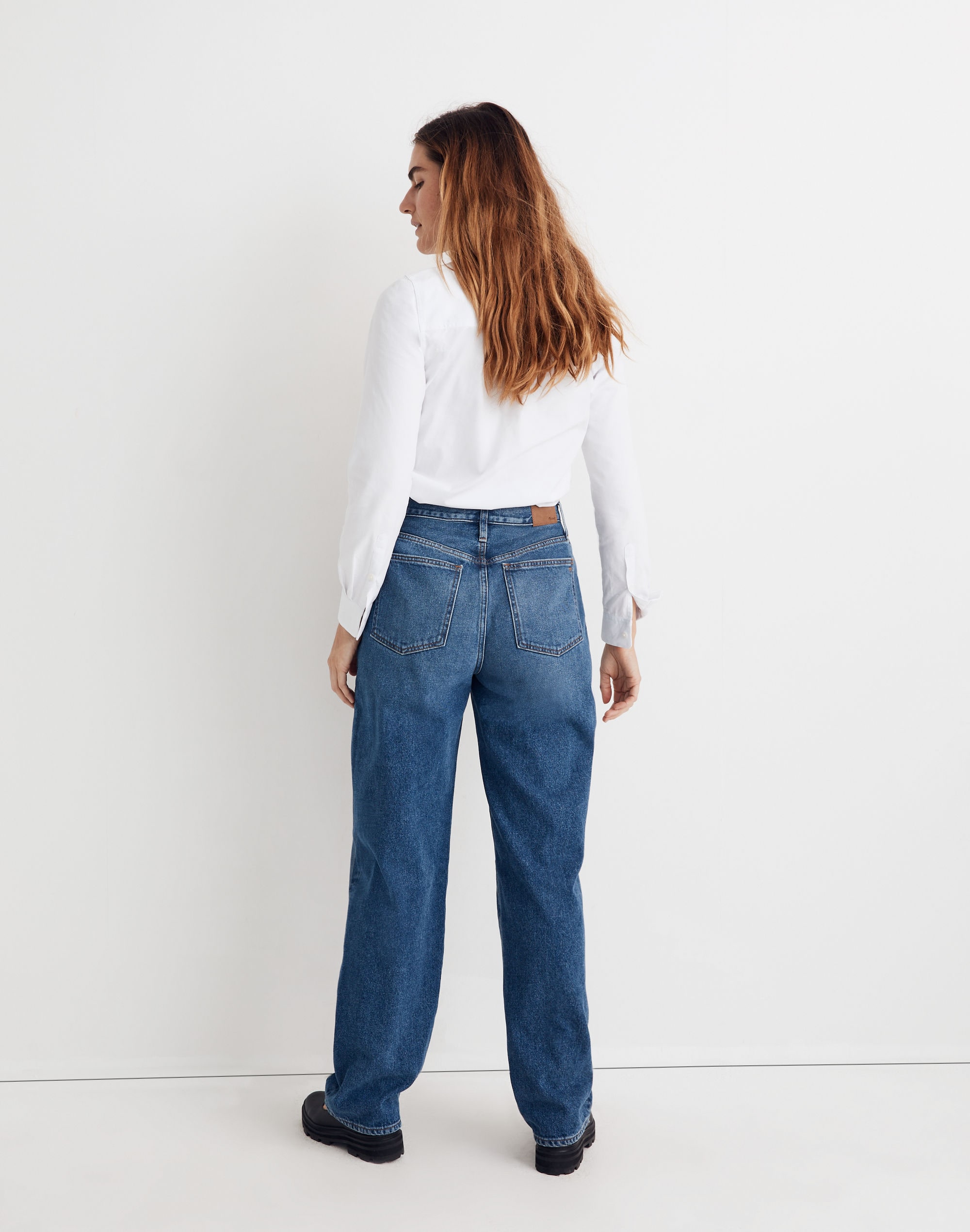 The Perfect Vintage Straight Jean in Firthway Wash