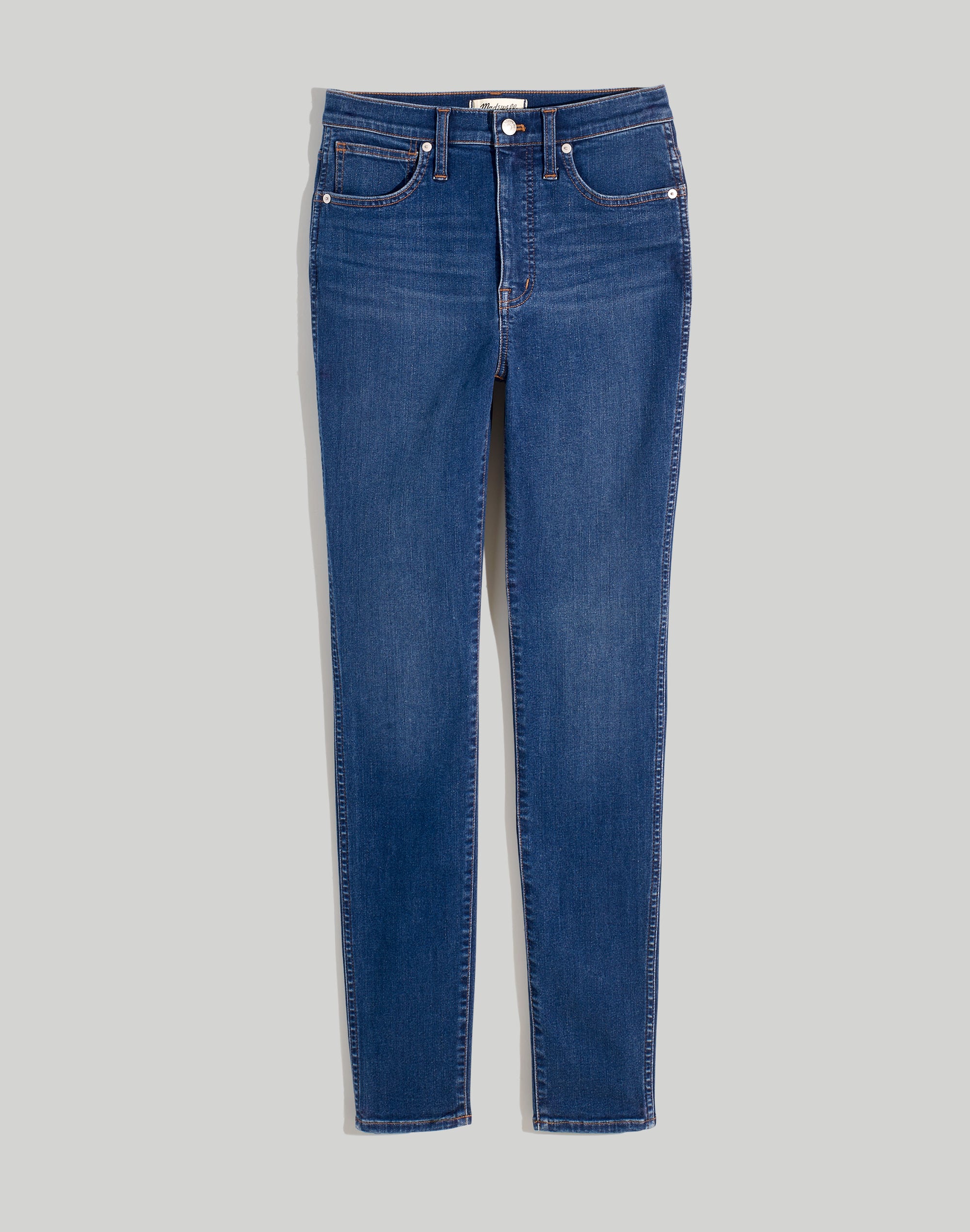 10" High-Rise Skinny Jeans in Coronet Wash