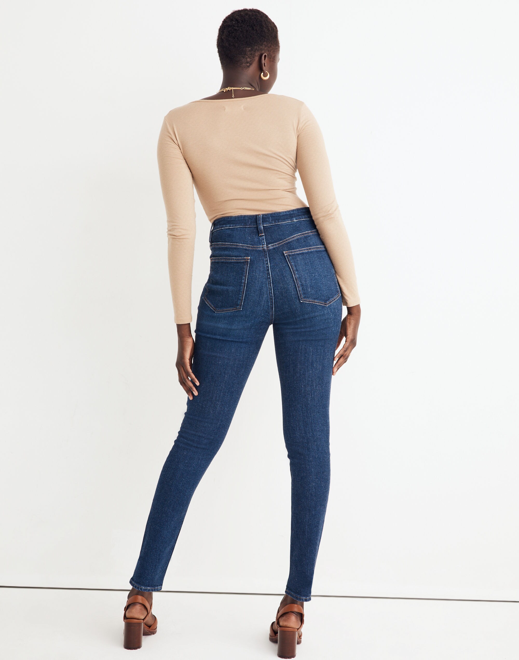 Curvy High-Rise Skinny Jeans Seville Wash