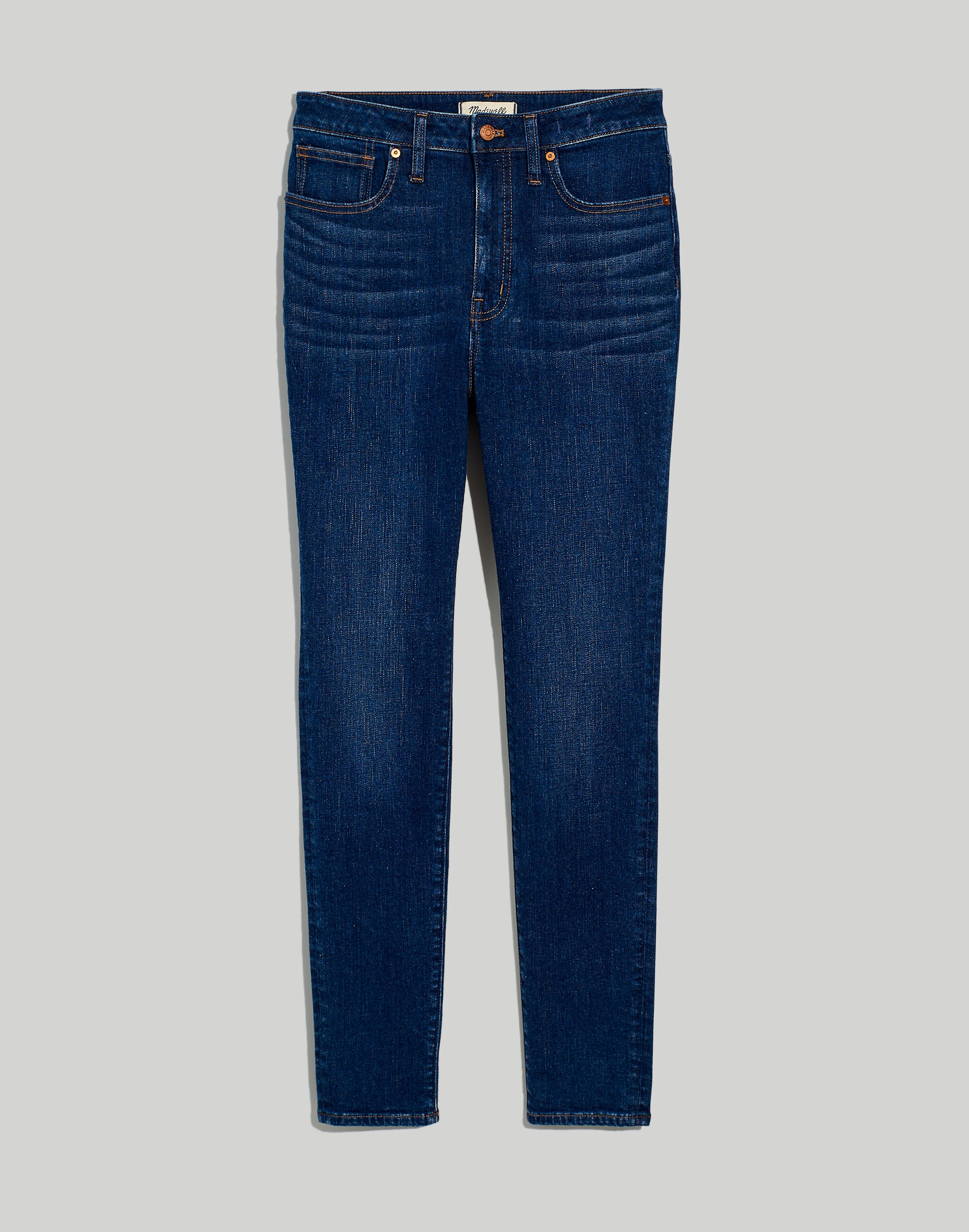 Curvy High-Rise Skinny Jeans in Seville Wash
